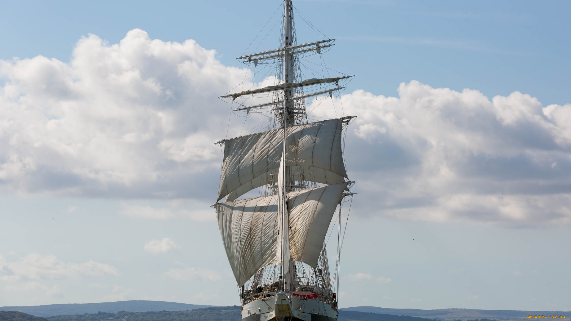 корабли, парусники, парусник, sailing, sea, море