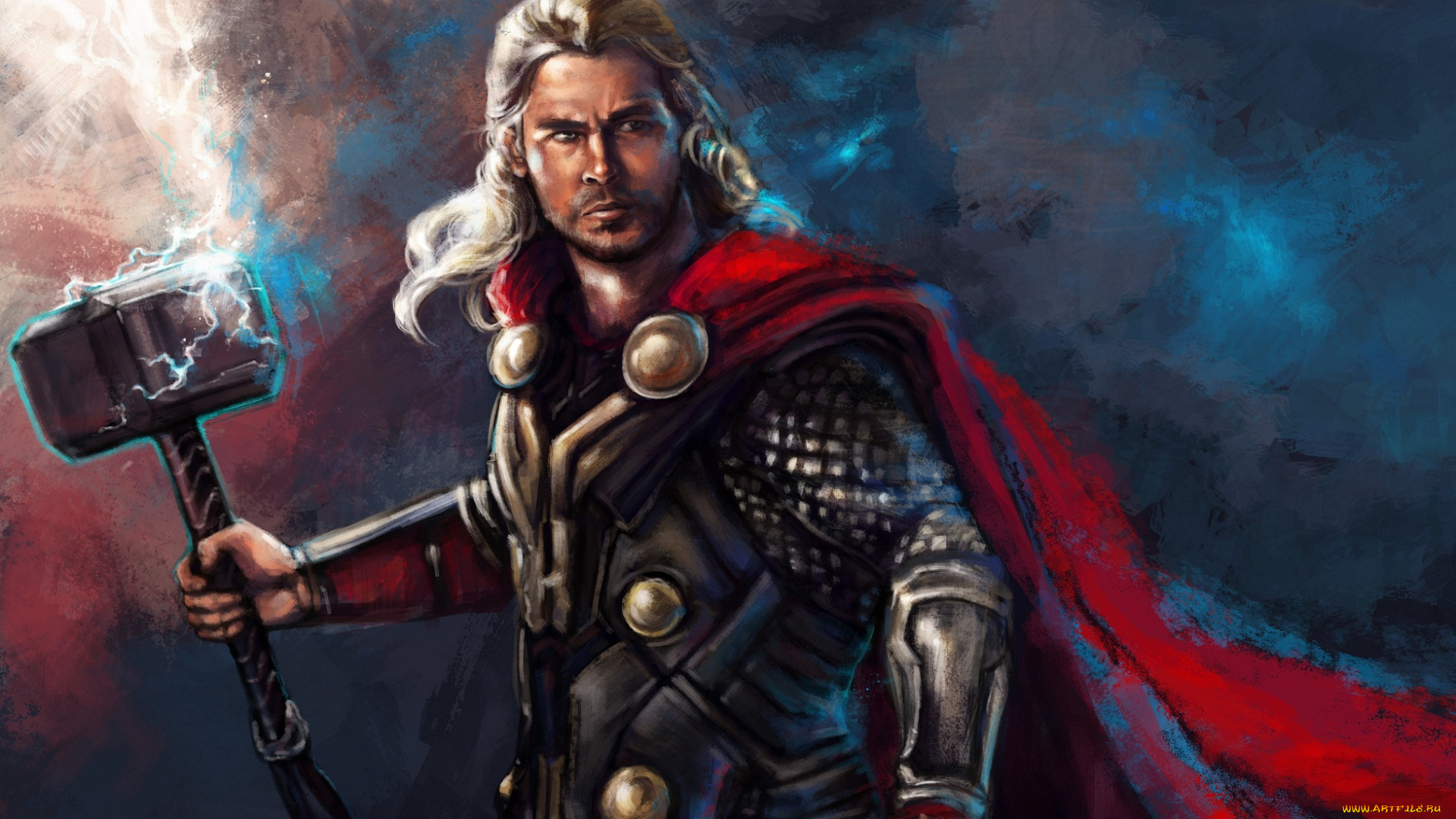 рисованные, кино, thor, бог