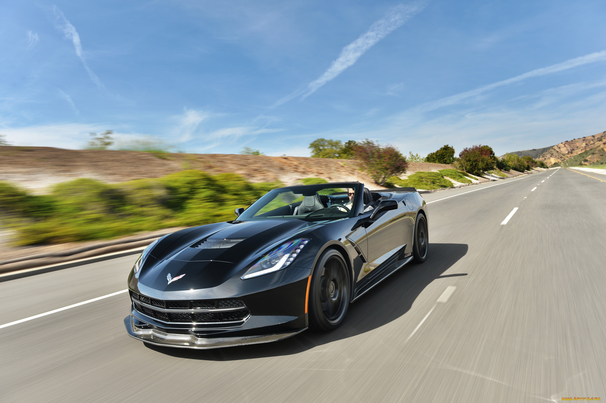 2014, corvette, stingray, hpe700, supercharged, автомобили, corvette, корвет, черный