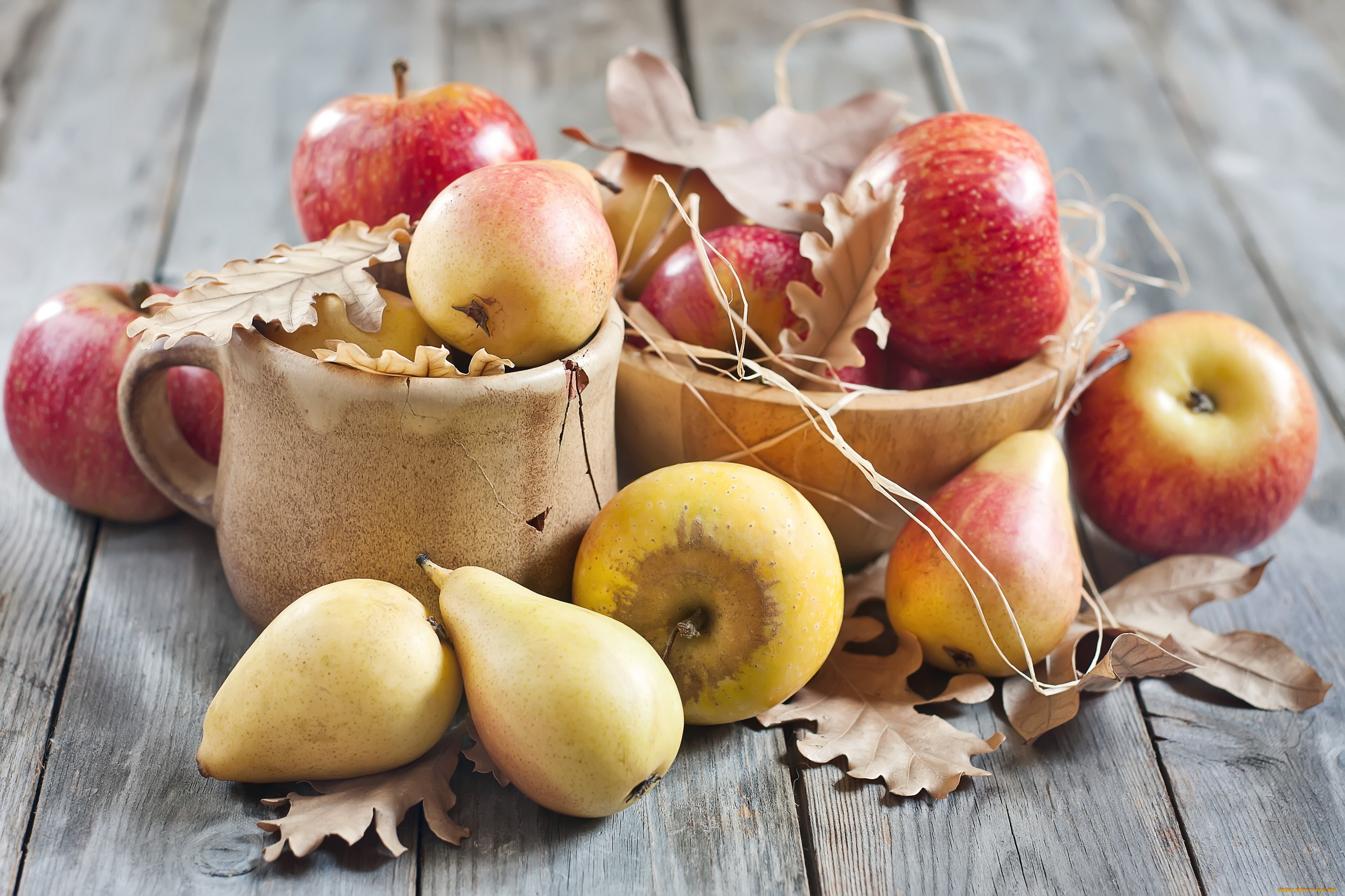 еда, фрукты, , ягоды, листья, яблоки, груша