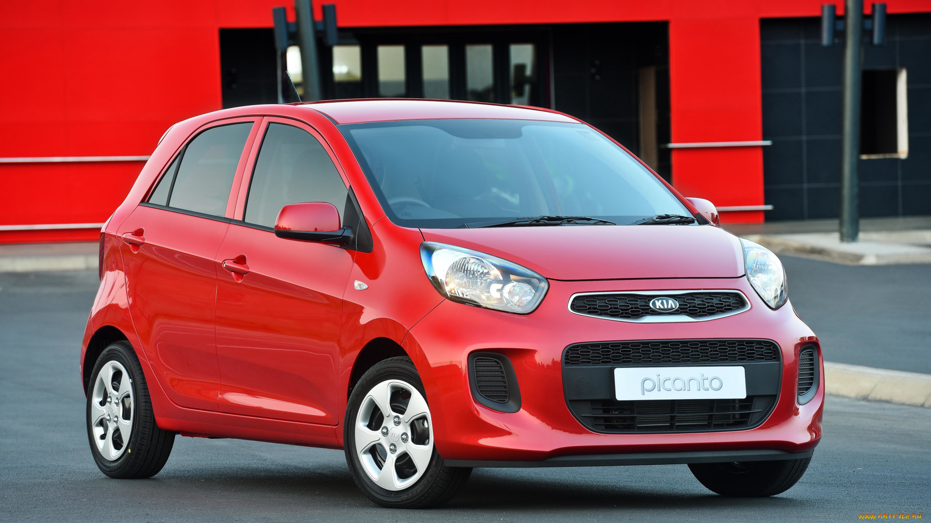 автомобили, kia, 5-door, picanto, красный, 2015г, ta, za-spec