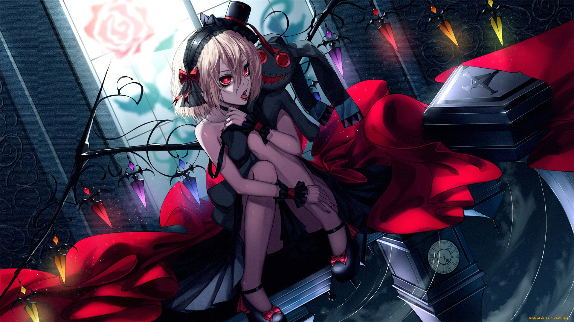 аниме, touhou, девушка