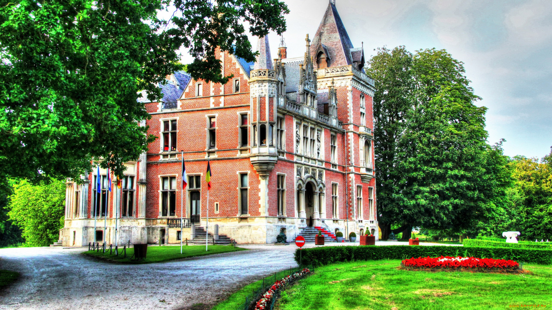 kasteel, d`aertrycke, , бельгия, города, замки, бельгии, бельгия, kasteel, d'aertrycke