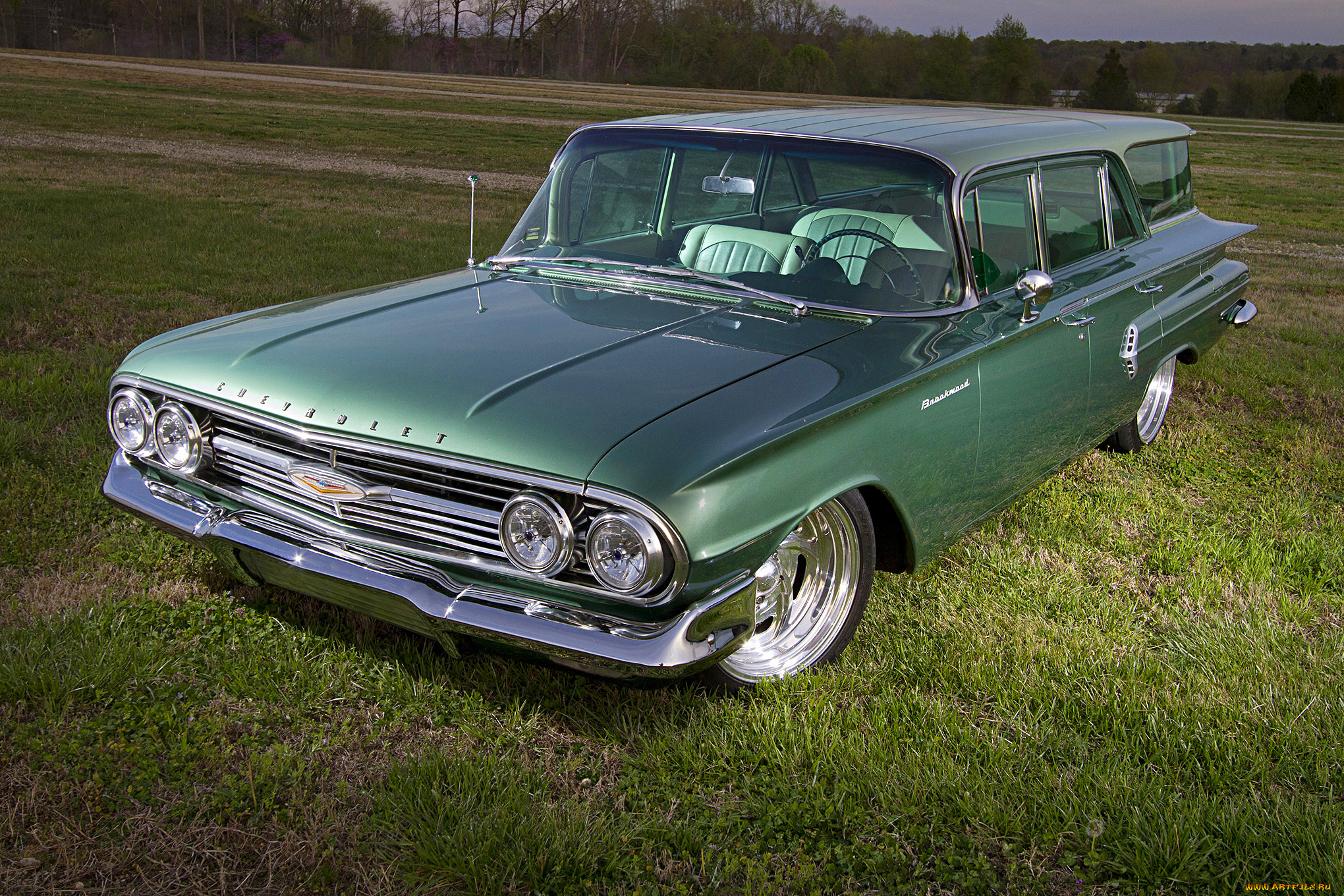 1960-chevrolet-brookwood-wagon, автомобили, chevrolet