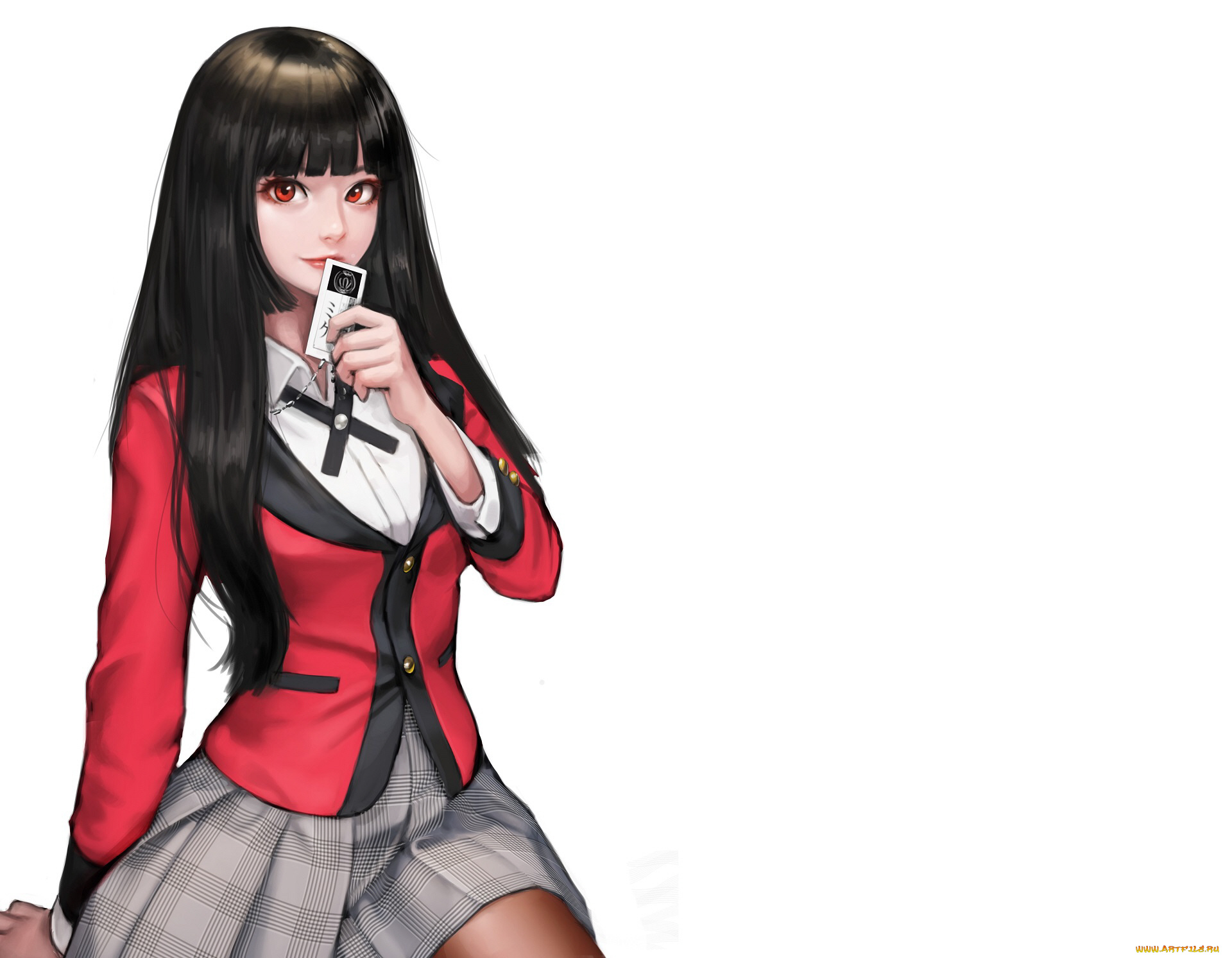 аниме, kakegurui, девушка