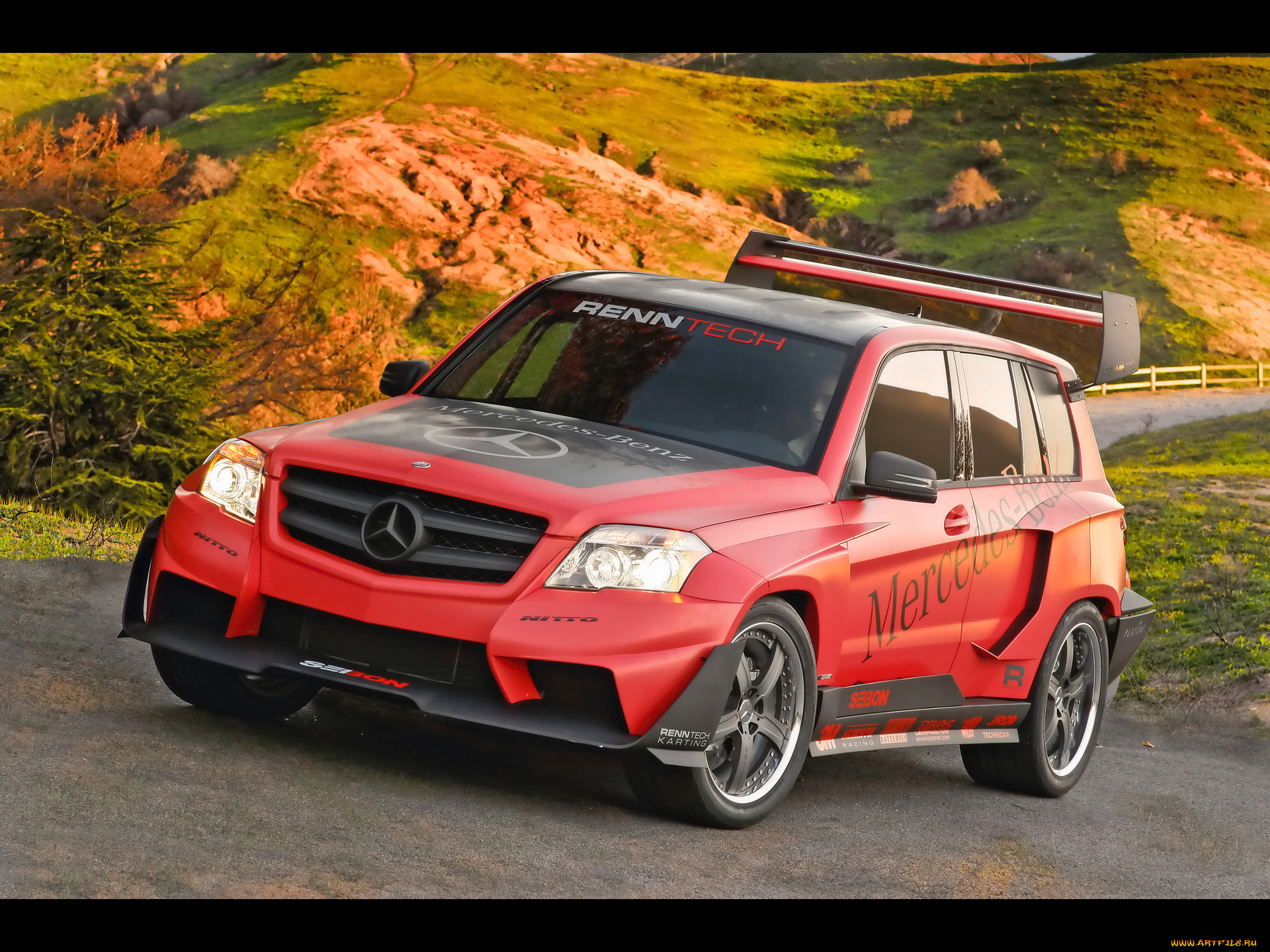 2008, mercedes, benz, glk, pikes, peak, rally, racer, by, renntech, автомобили