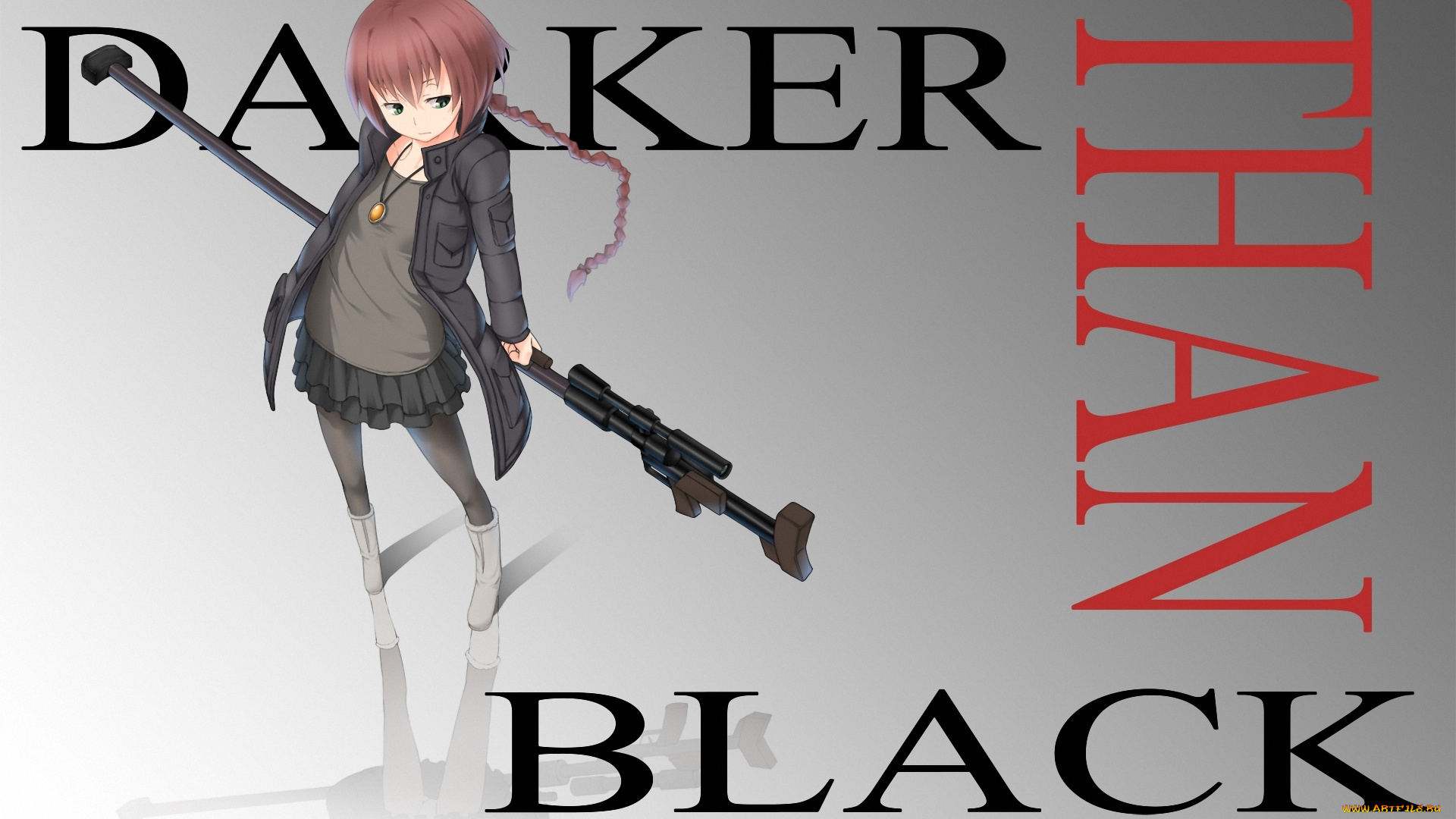 аниме, darker, than, black