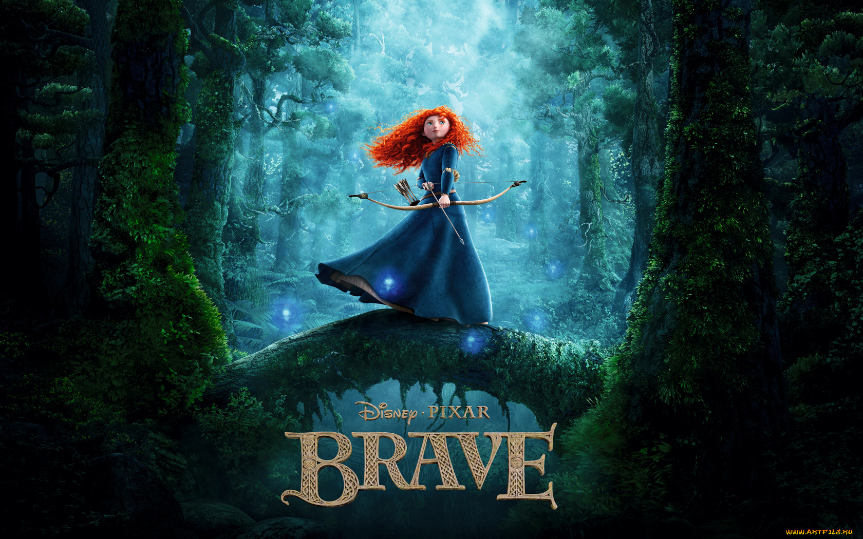 храбрая, сердцем, мультфильмы, brave