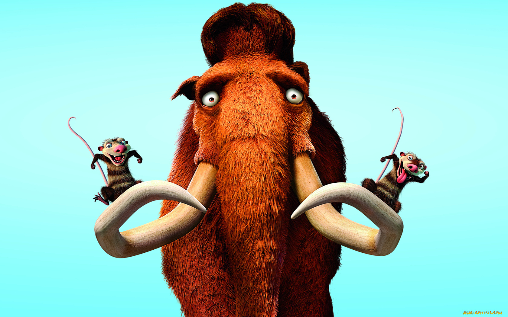 ледниковый, период, мультфильмы, ice, age, dawn, of, the, dinosaurs, грызуны, мамонт