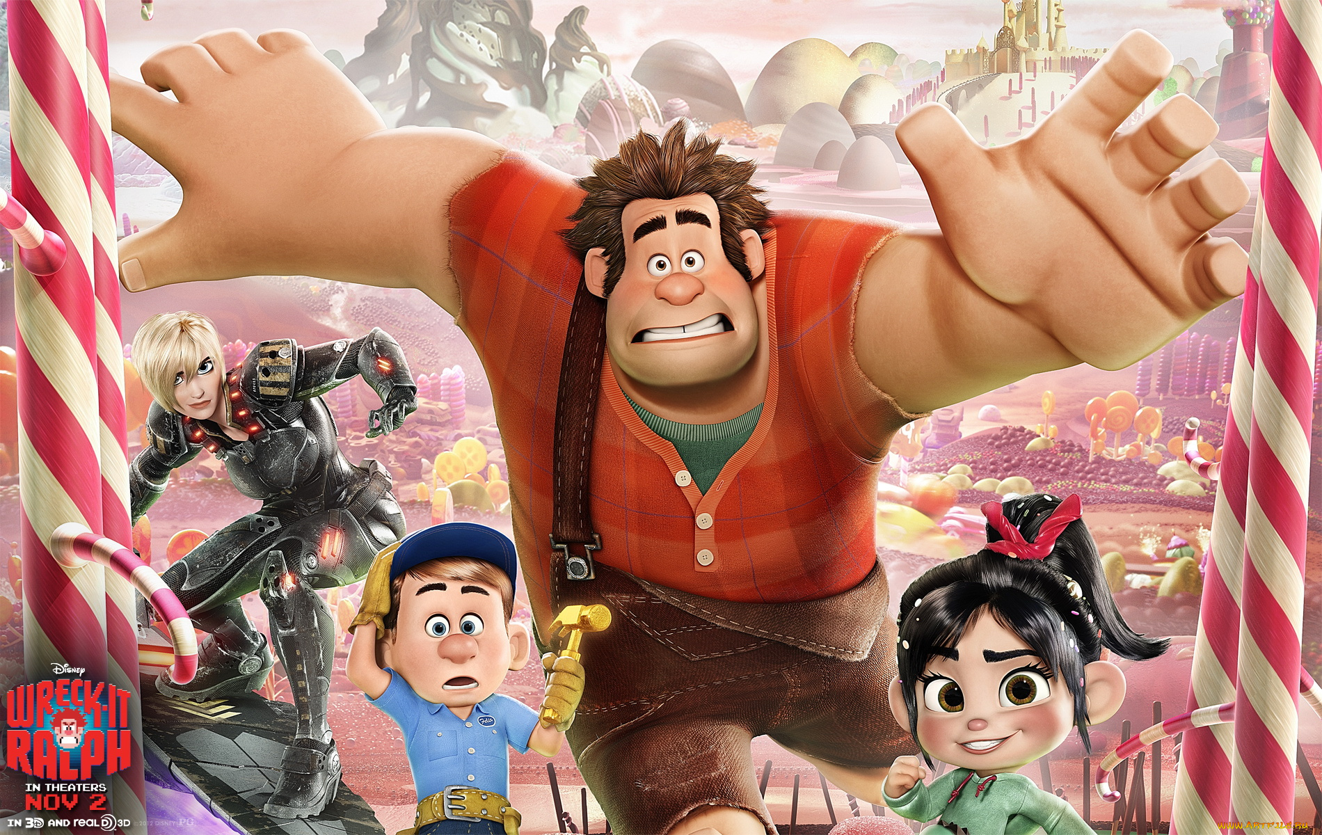 мультфильмы, wreck, it, ralph, wreck-it