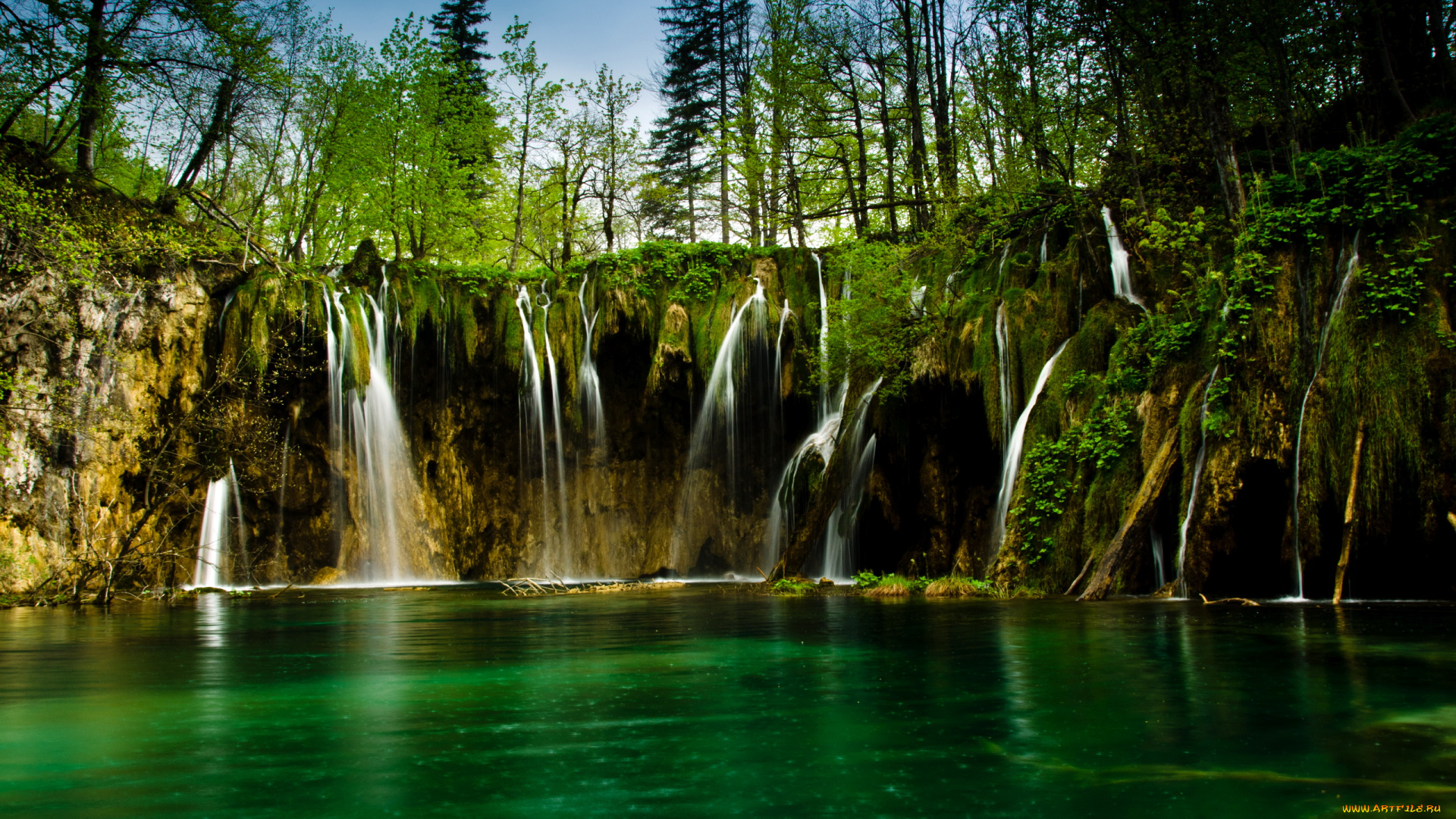 плитвицкие, озера, хорватия, природа, водопады, водопад, озеро