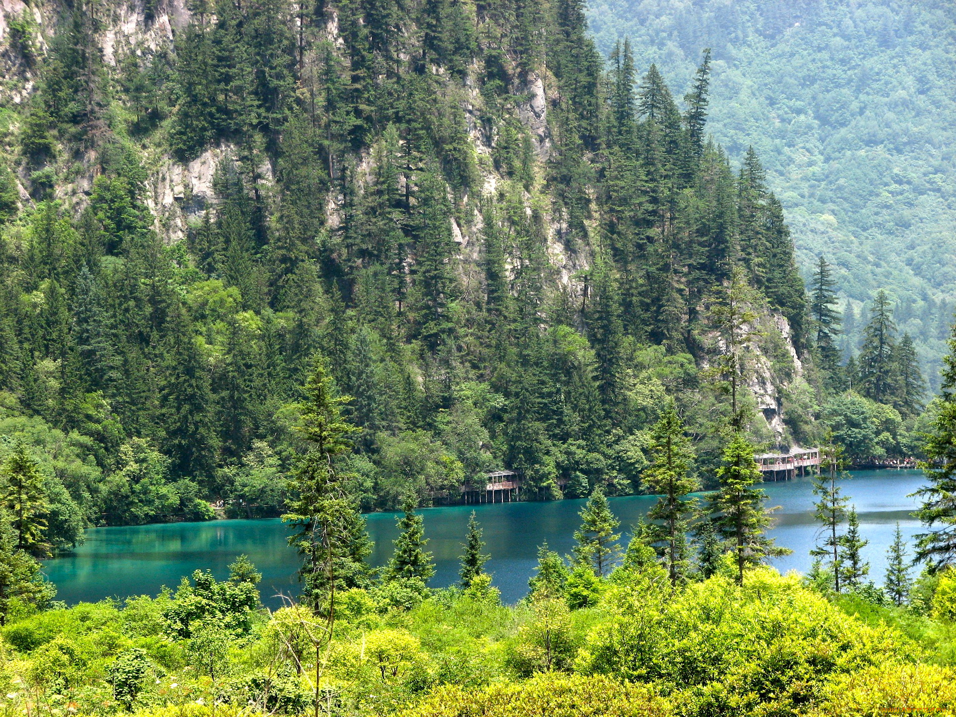 китай, jiuzhaigou, valley, природа, реки, озера, река, горы