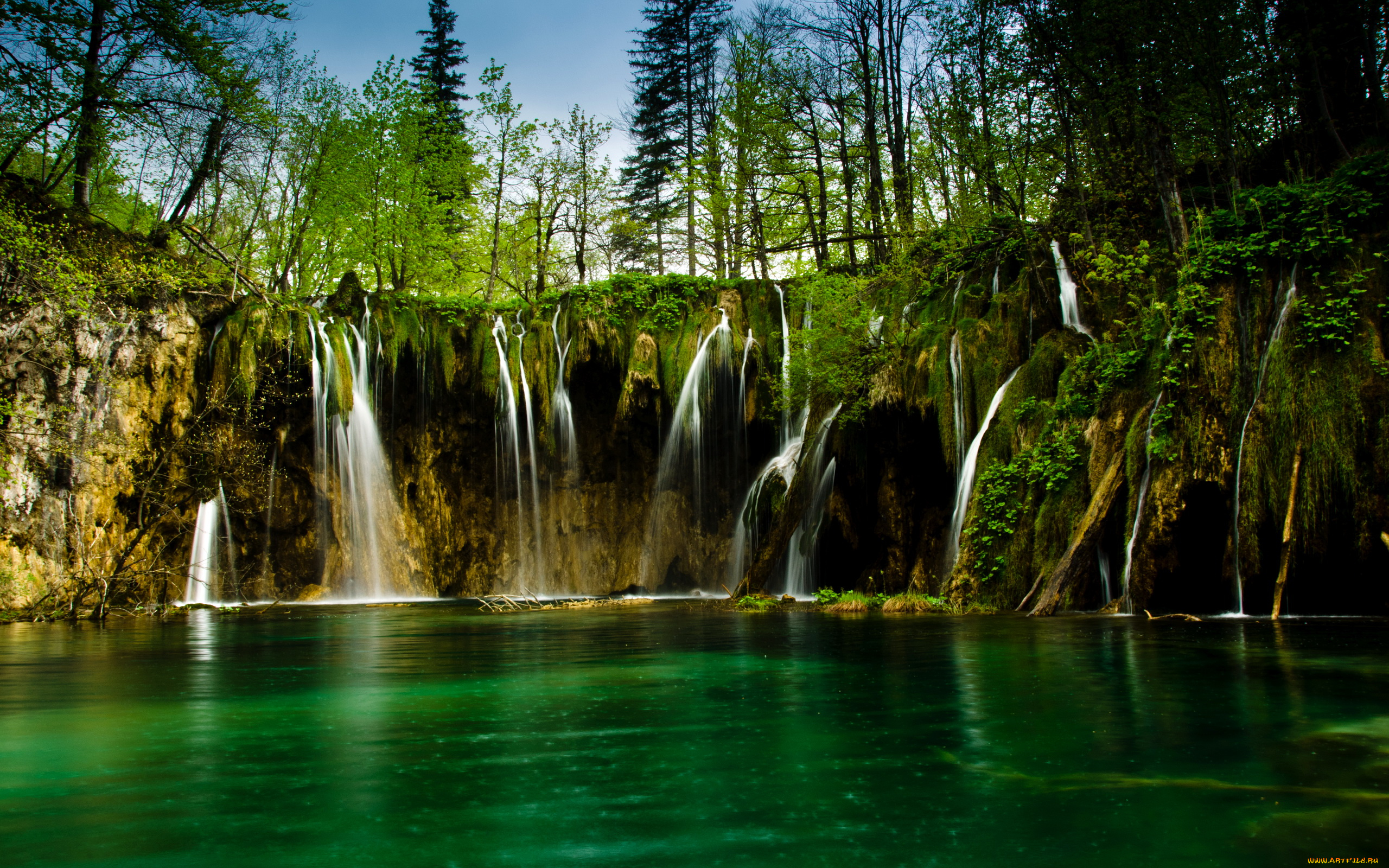 плитвицкие, озера, хорватия, природа, водопады, водопад, озеро