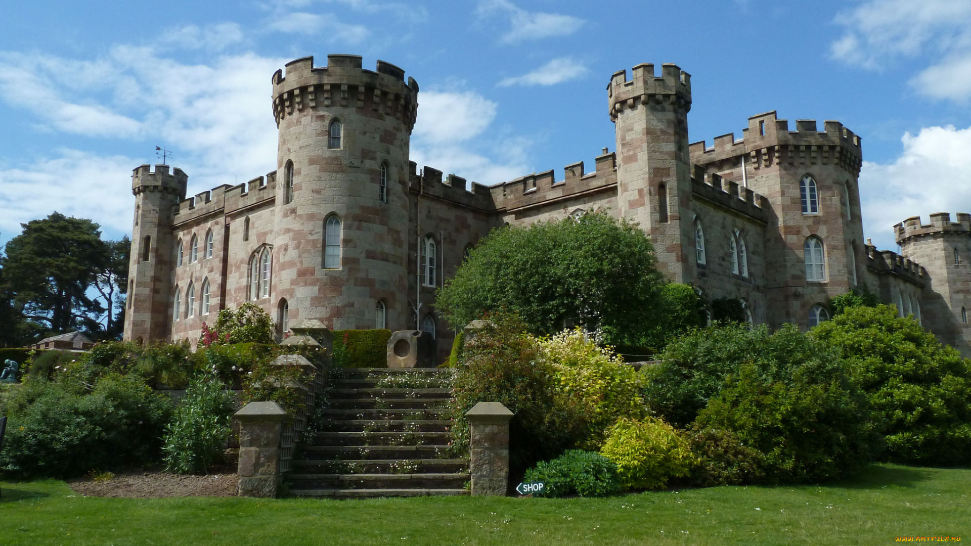cholmondeley, castle, города, замки, англии, замок