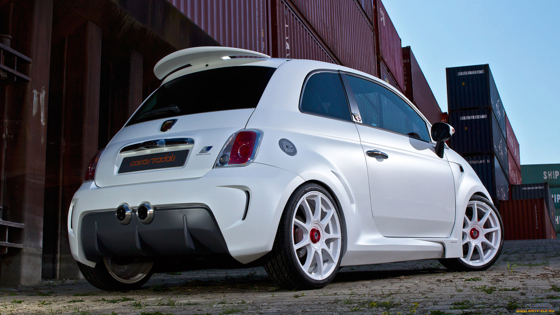 fiat, zender, abarth-500, corsa, stradale, concept, 2013, автомобили, fiat, abarth-500, corsa, stradale, concept, zender, 2013