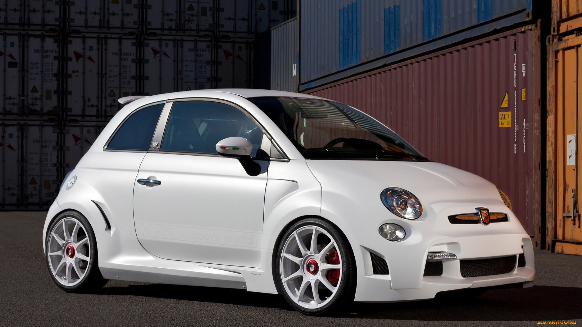 fiat, zender, abarth-500, corsa, stradale, concept, 2013, автомобили, fiat, zender, stradale, corsa, abarth-500, 2013, concept