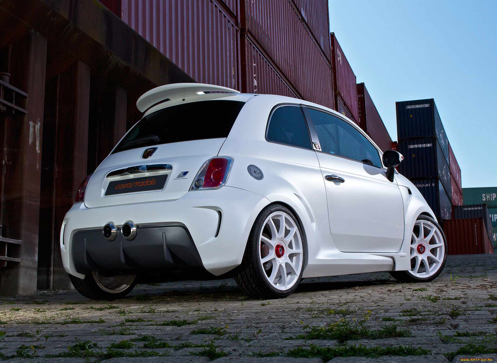 fiat, zender, abarth-500, corsa, stradale, concept, 2013, автомобили, fiat, abarth-500, corsa, stradale, concept, zender, 2013