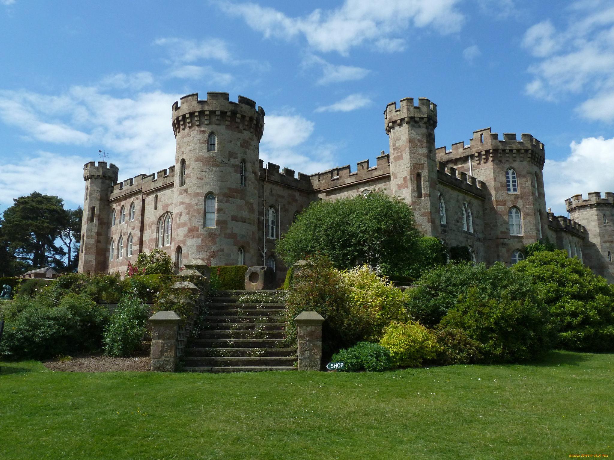 cholmondeley, castle, города, замки, англии, замок