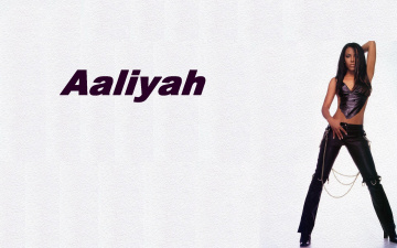Картинка музыка aaliyah певица брюнетка брюки топ цепи
