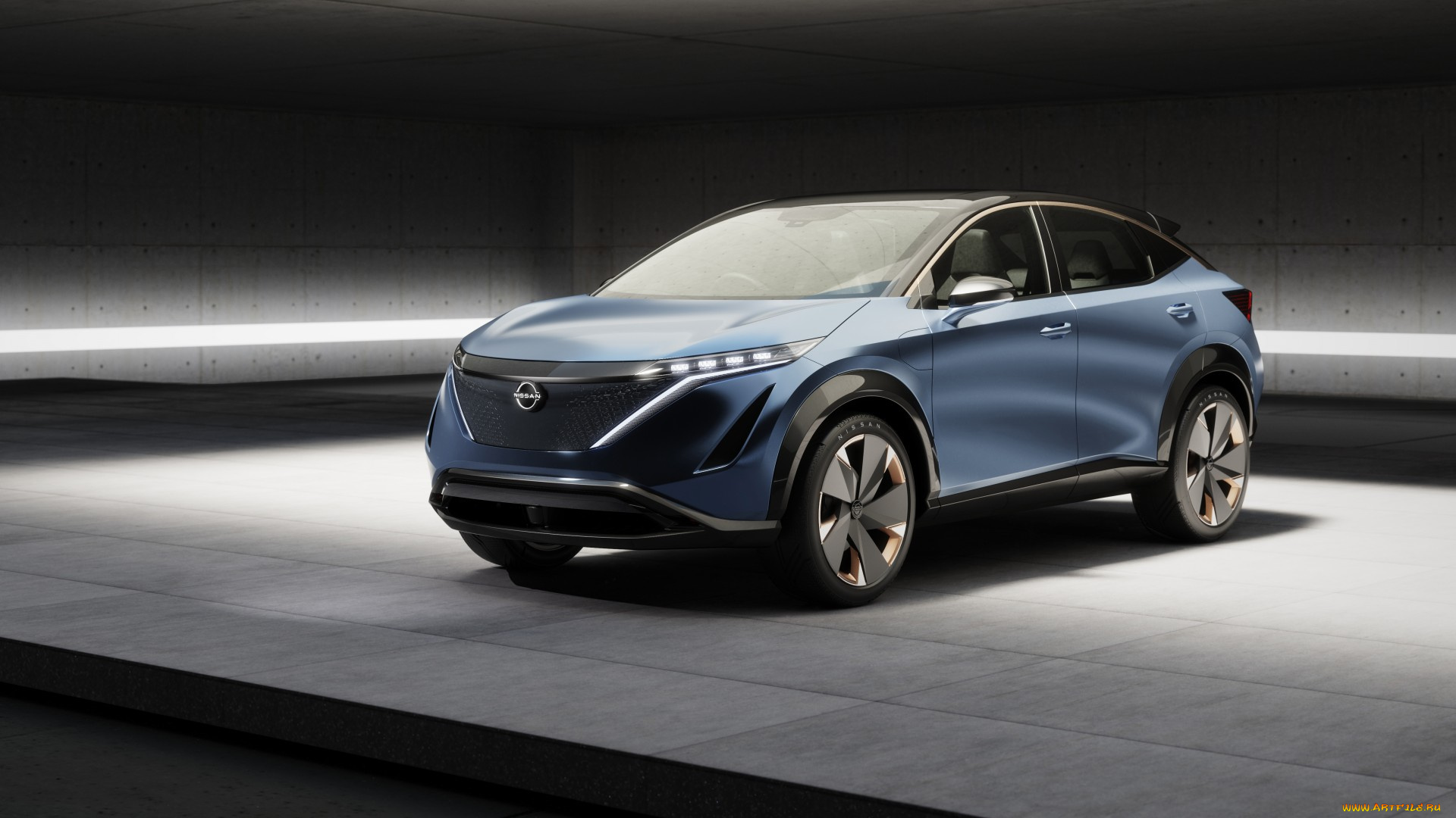 2019, nissan, ariya, автомобили, nissan, datsun, ariya, электрокар, кроссовер, концепт