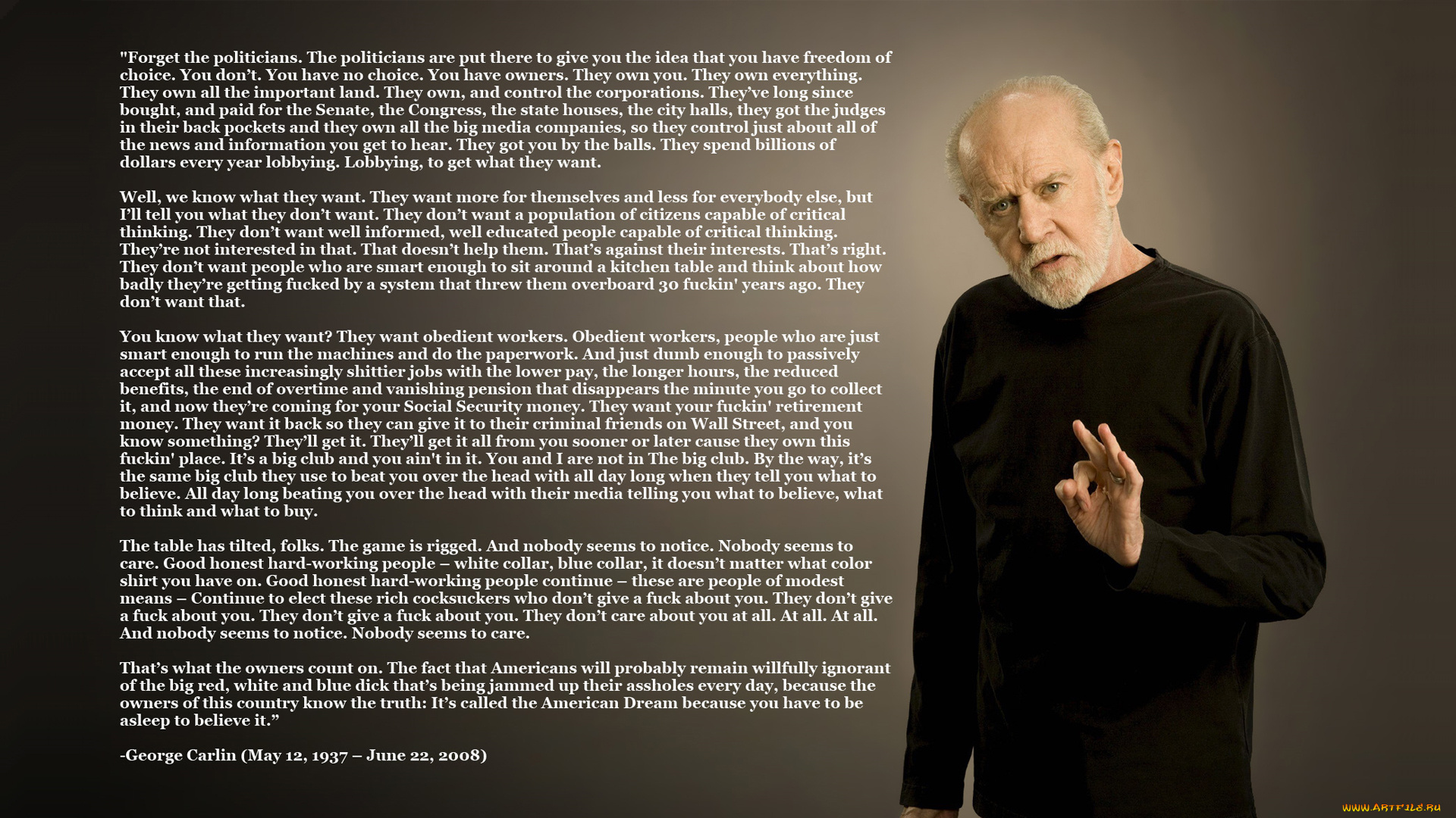 george, carlin, мужчины, -, unsort, старик, свитер, слова