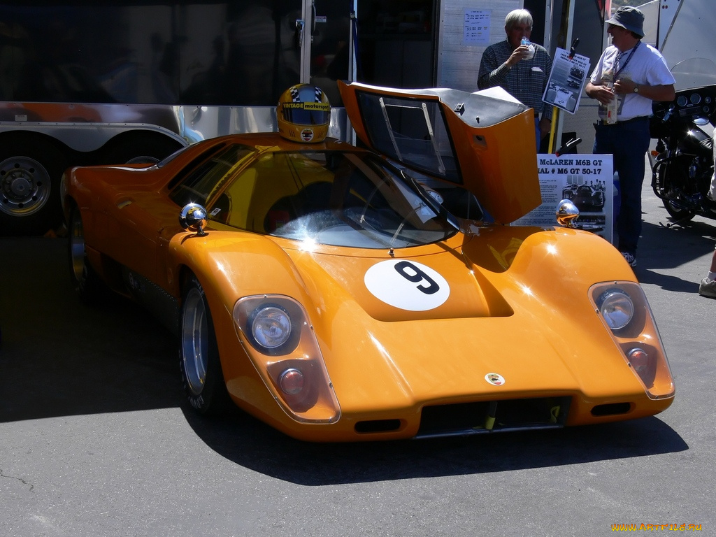 1969, mclaren, m6b, gt, автомобили, выставки, уличные, фото