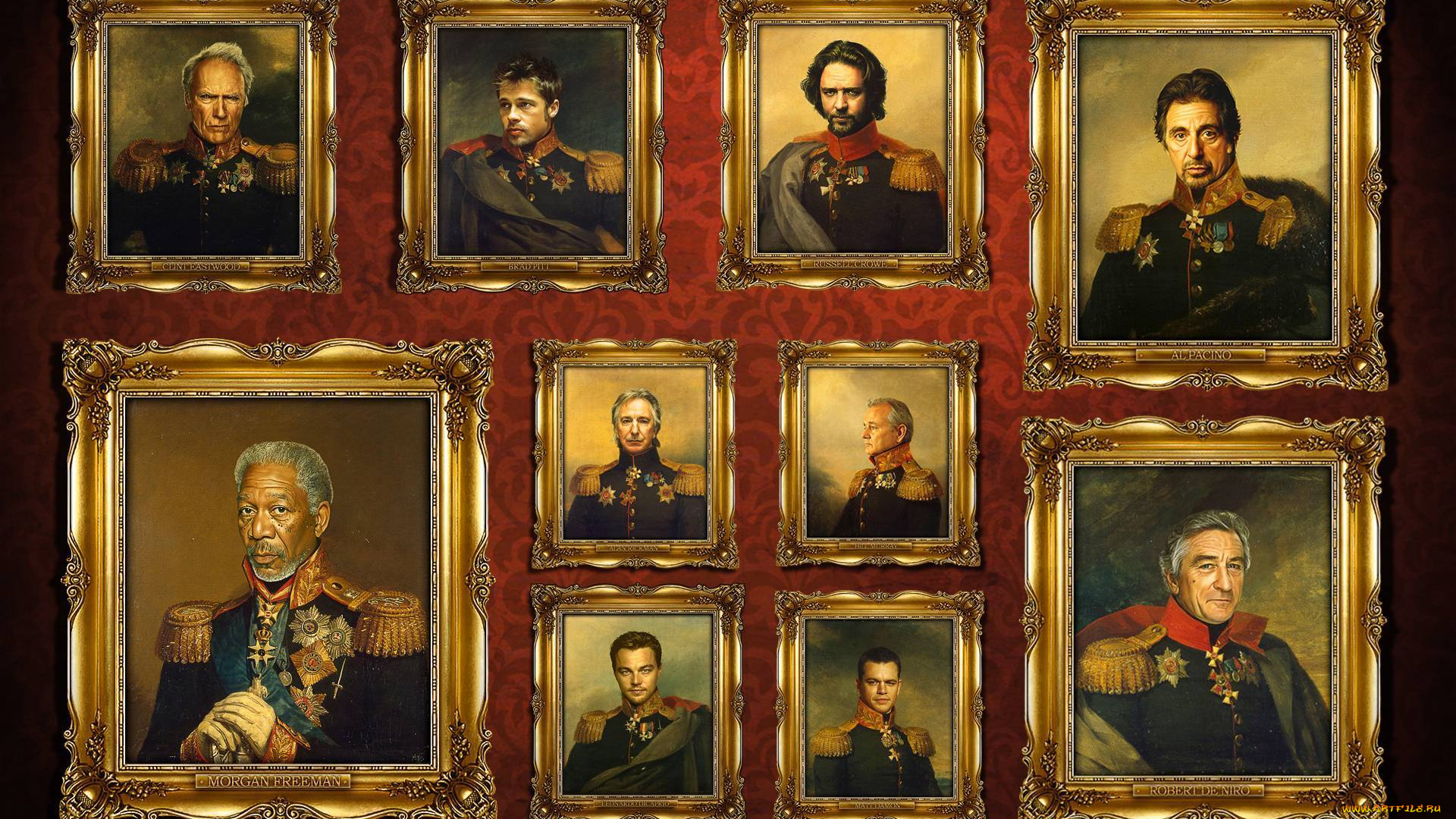 разное, знаменитости, russian, generals, uniform, 1812