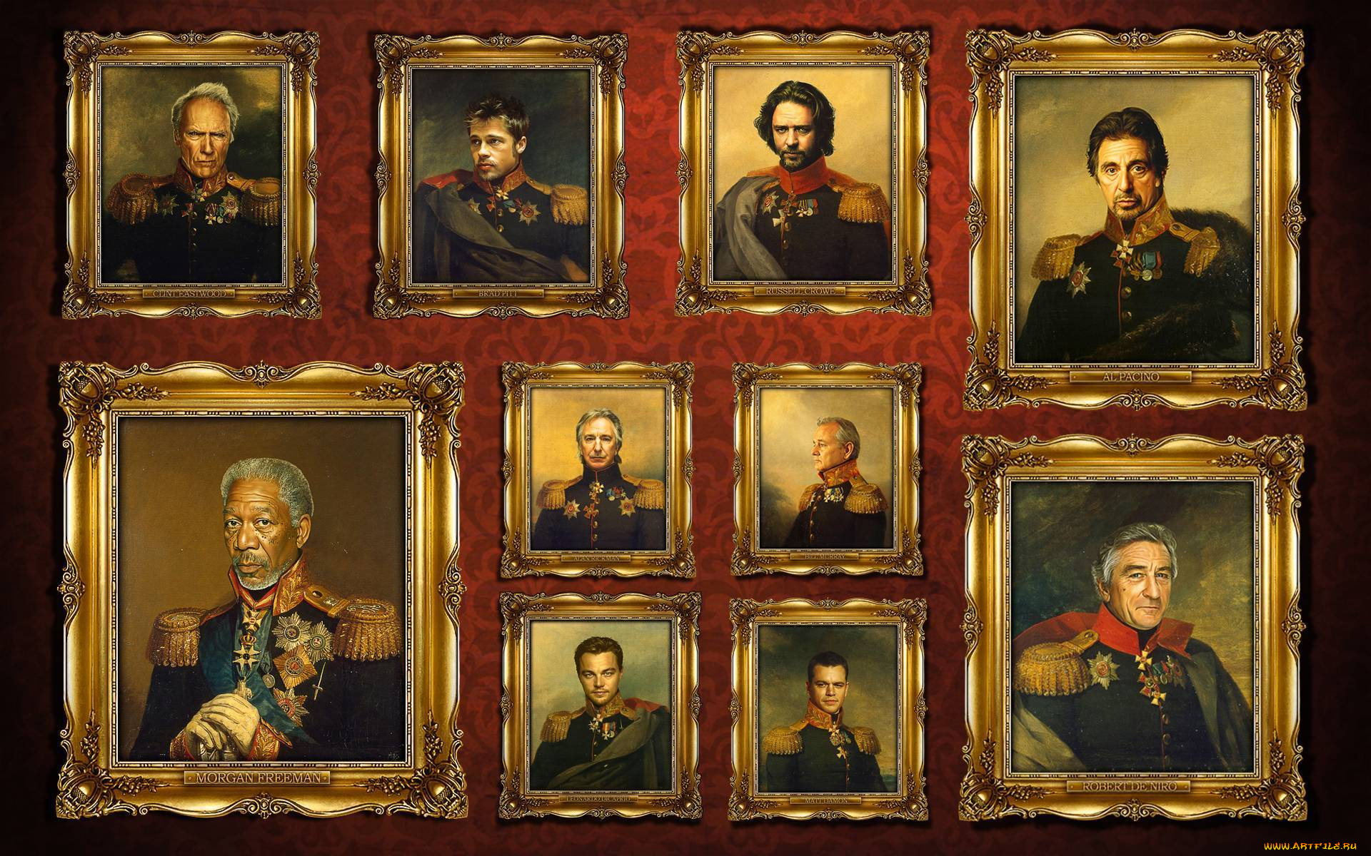 разное, знаменитости, russian, generals, uniform, 1812