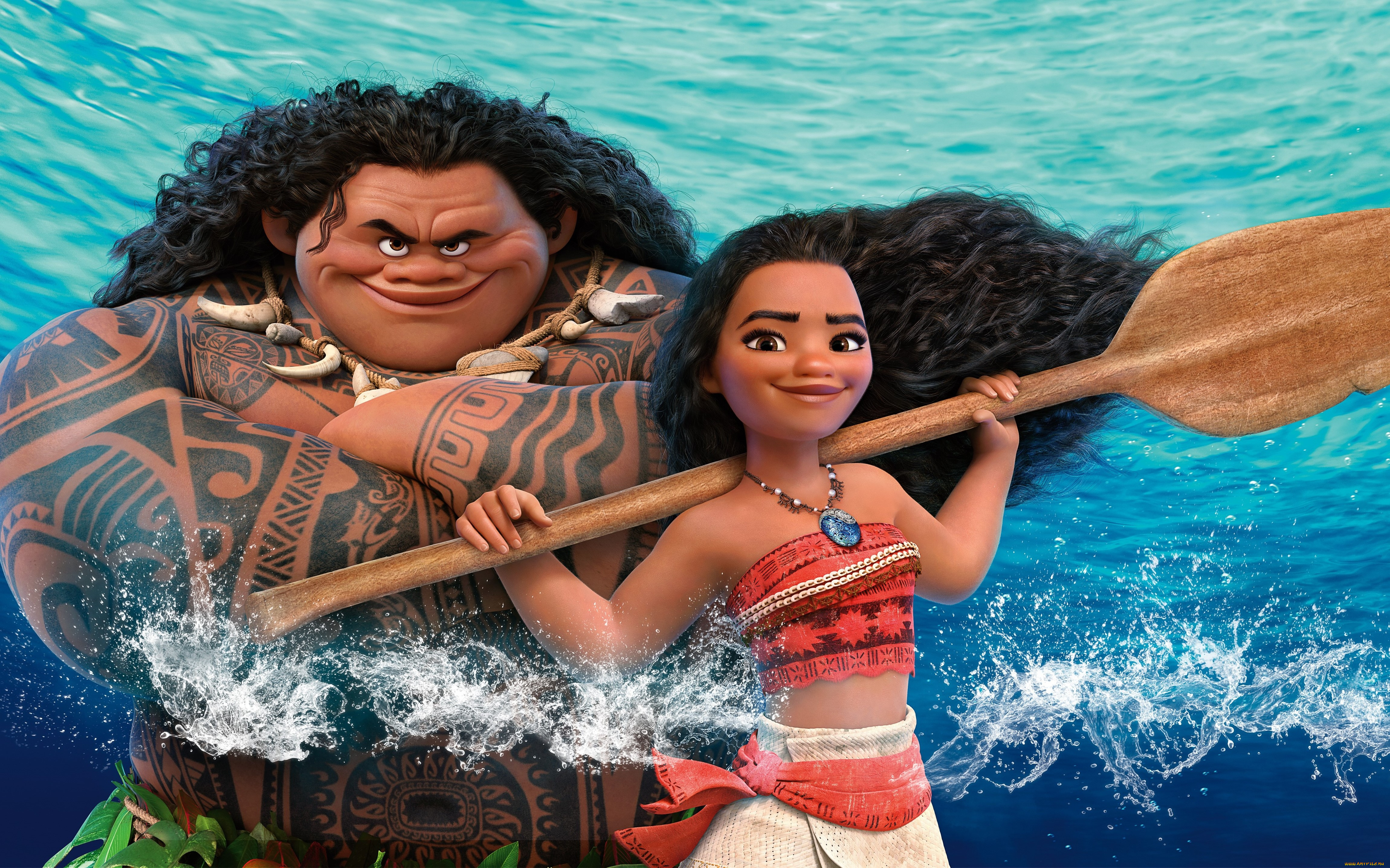 мультфильмы, moana, персонажи