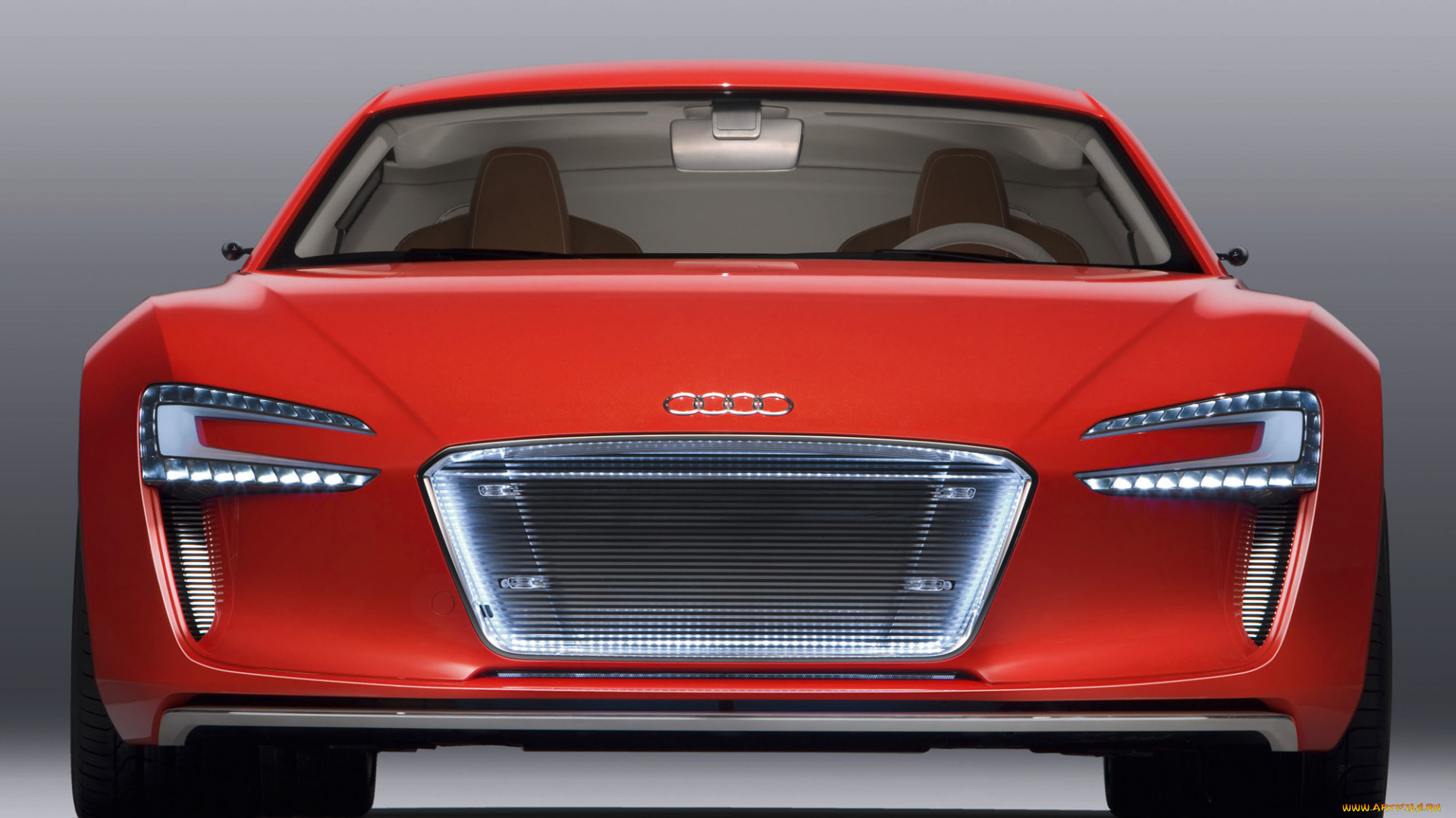 audi, e-tron, 2009, автомобили, audi, e-tron, 2009, красный