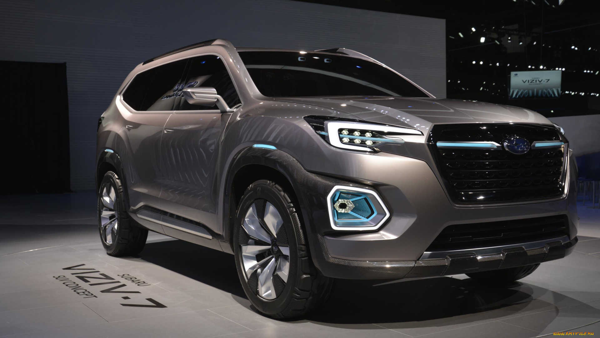 subaru, viziv-7, concept, 2018, автомобили, выставки, и, уличные, фото, concept, 2018, внедорожник, viziv-7, subaru