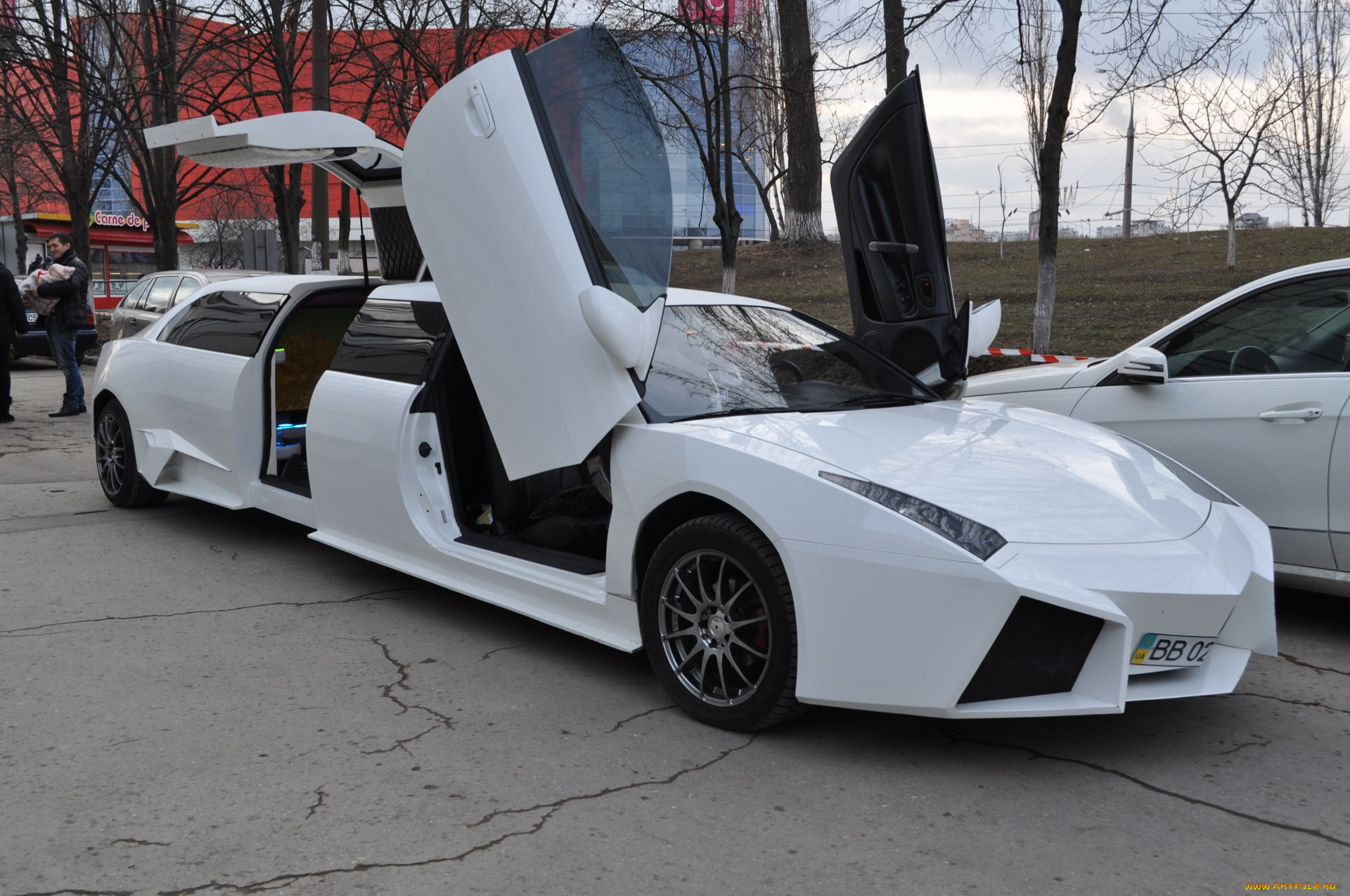 lamborghini, reventon, 2007, автомобили, выставки, и, уличные, фото, lamborghini, reventon, 2007, белый