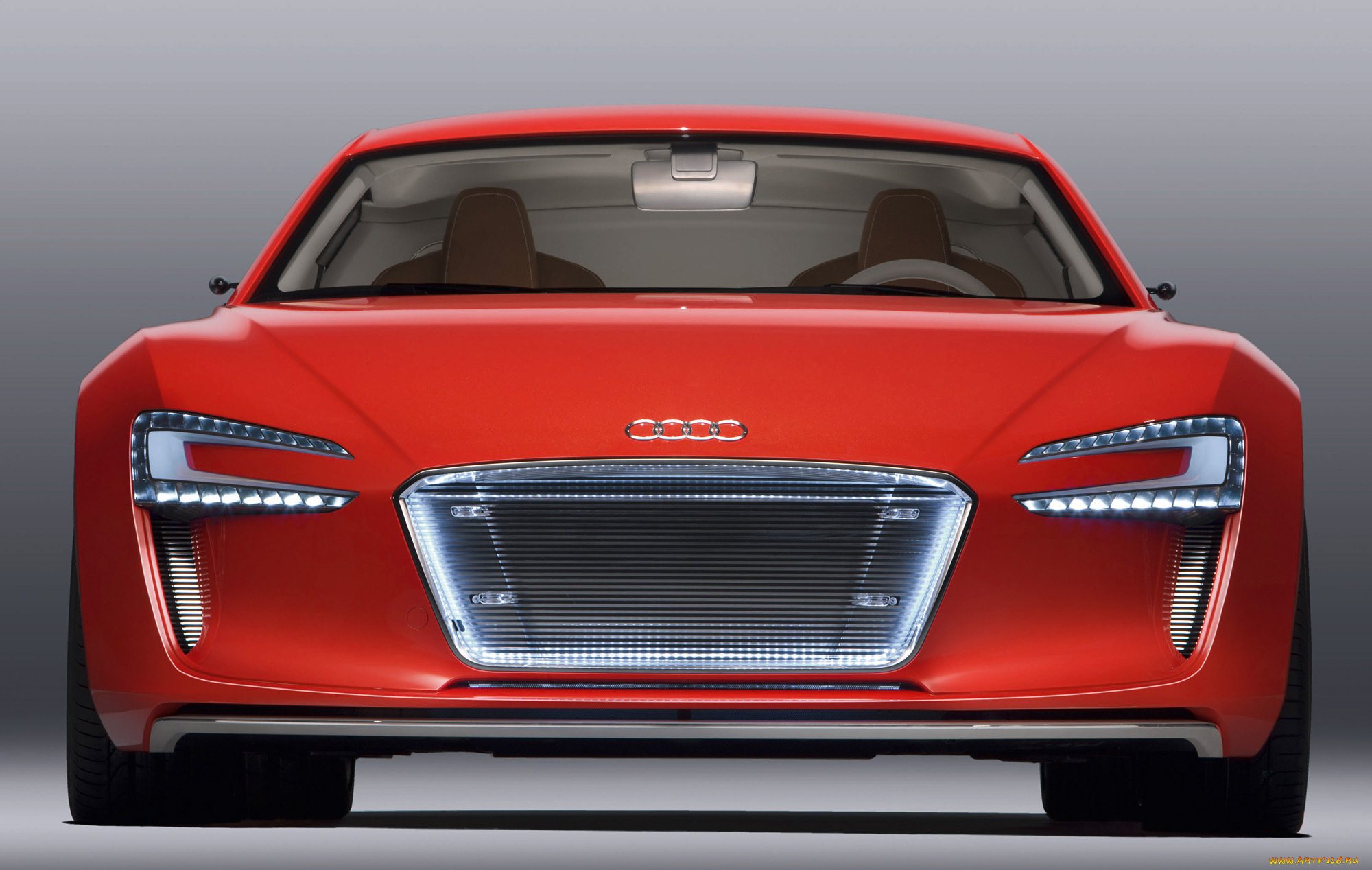 audi, e-tron, 2009, автомобили, audi, e-tron, 2009, красный