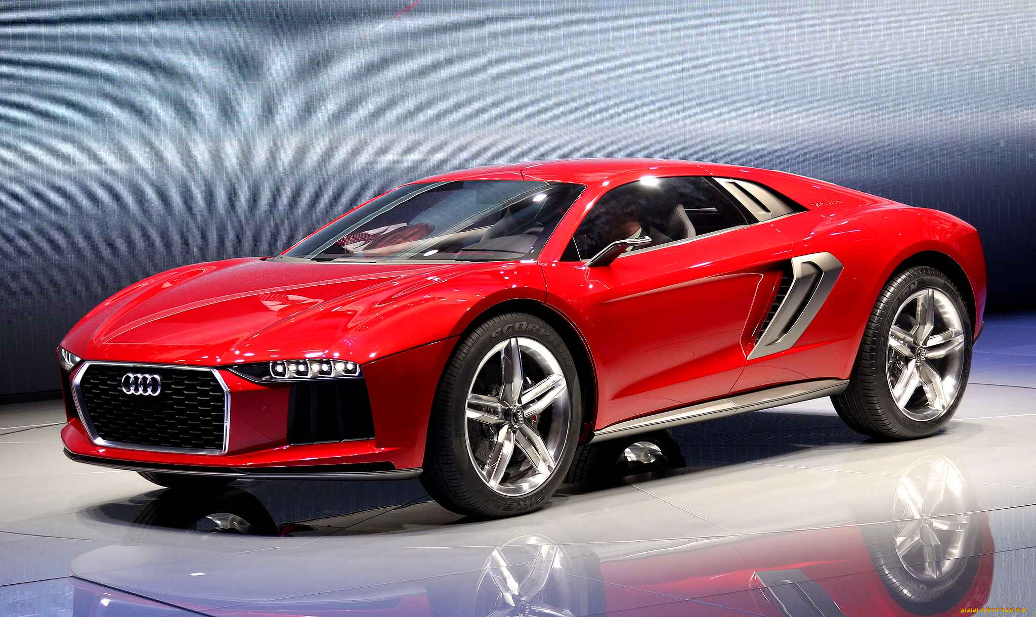 audi, nanuk, quattro, concept, 2013, автомобили, audi, красный, 2013, concept, quattro, nanuk