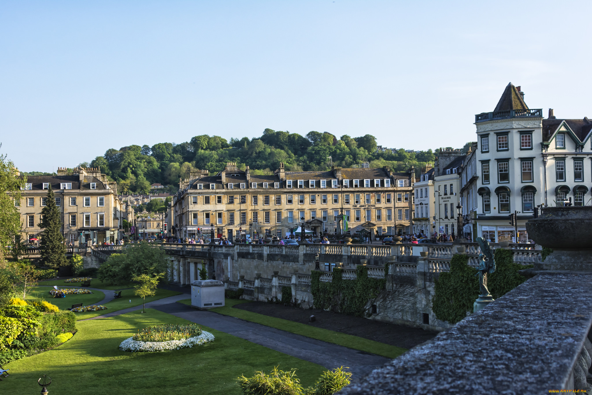 bath, uk, города, -, панорамы, простор