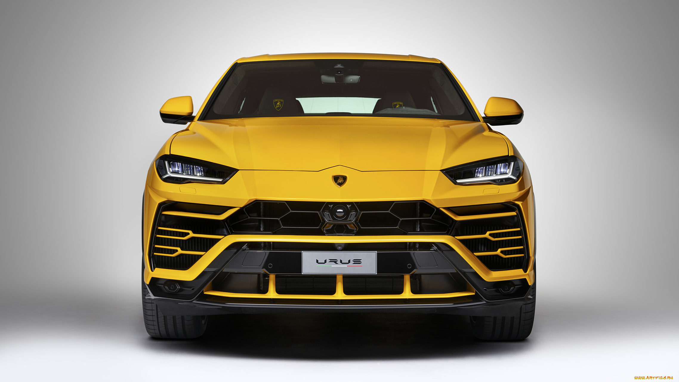 lamborghini, urus, 2019, автомобили, lamborghini, urus, 2019, жёлтый