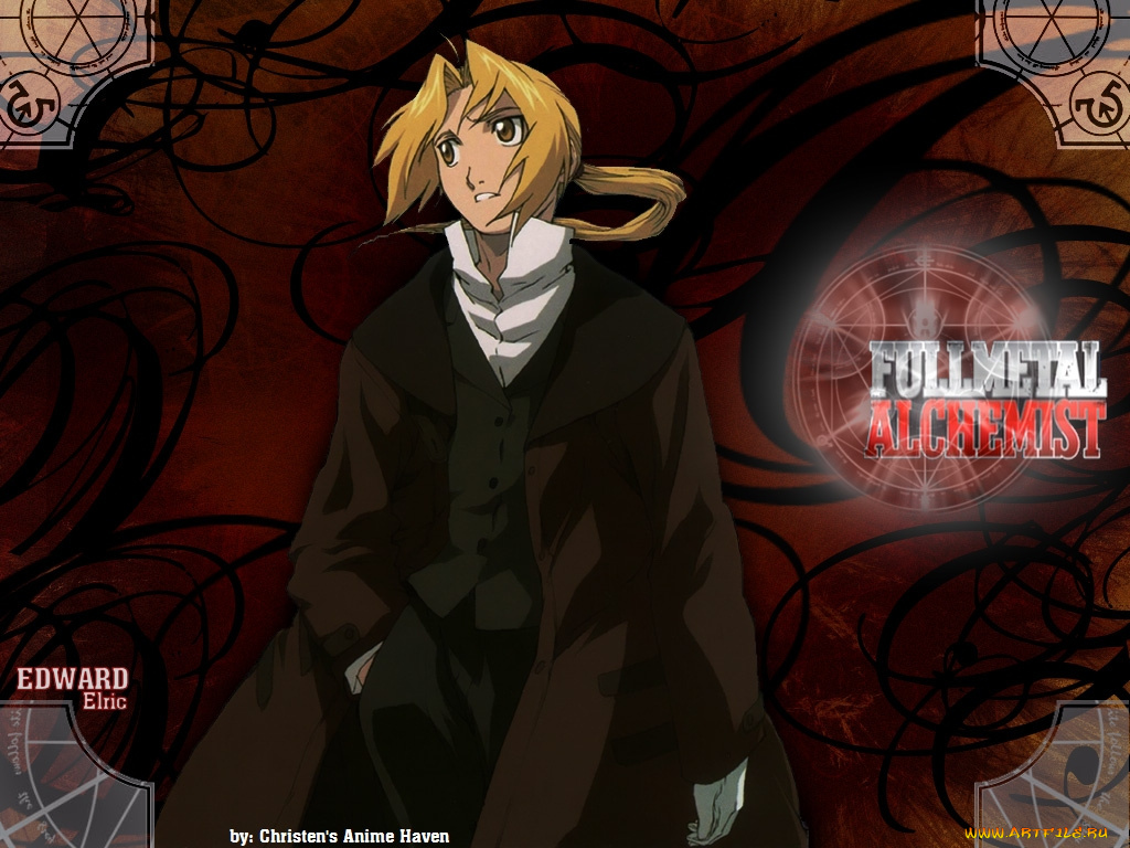 аниме, fullmetal, alchemist