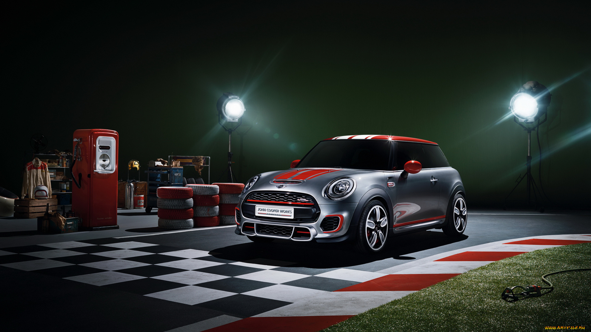 2013, mini, john, cooper, works, автомобили, mini, john, cooper, works, фонари, тюнинг