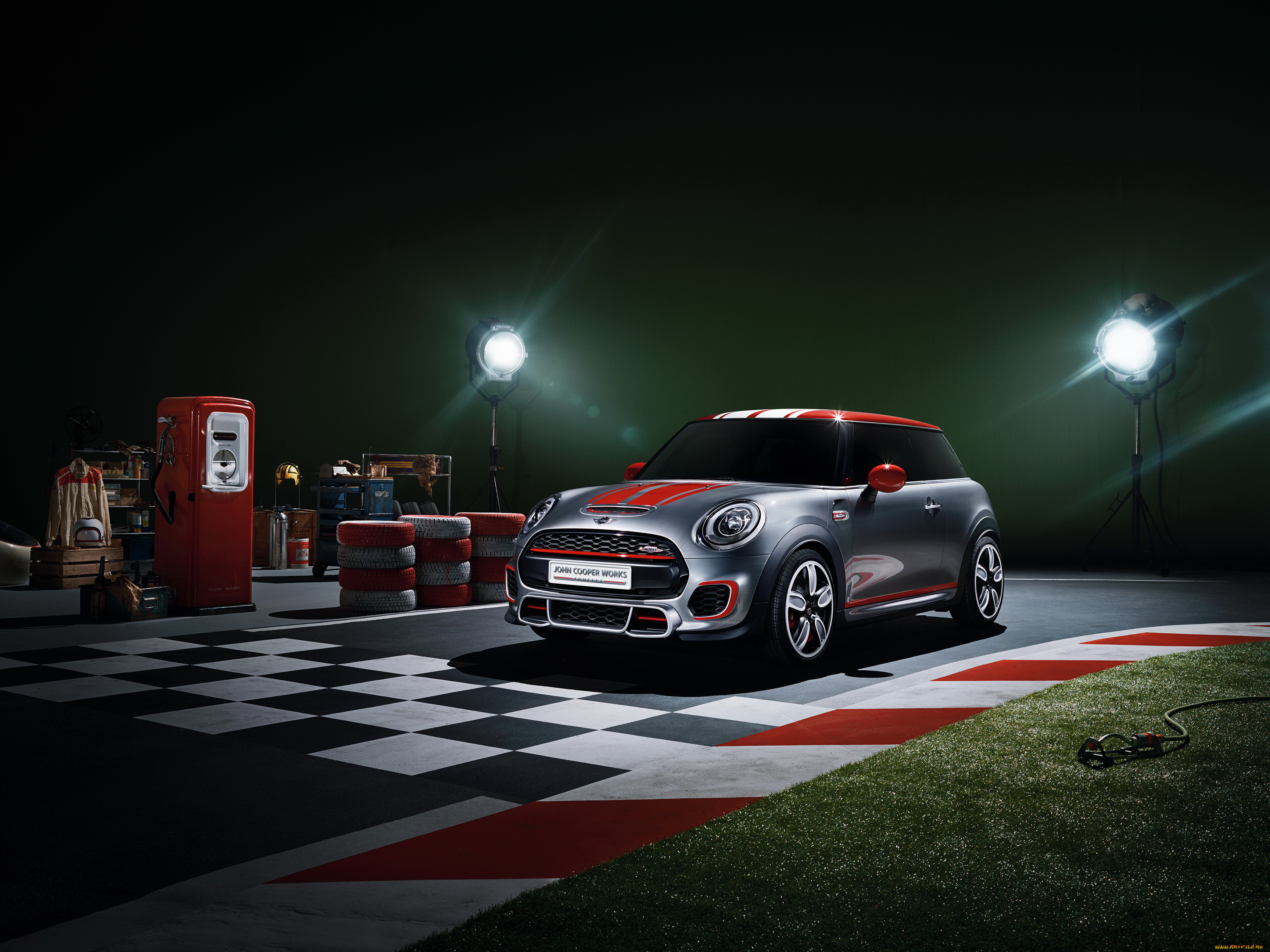 2013, mini, john, cooper, works, автомобили, mini, john, cooper, works, фонари, тюнинг