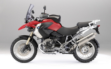 обоя мотоциклы, bmw, r-1200-gs, 2009, красный