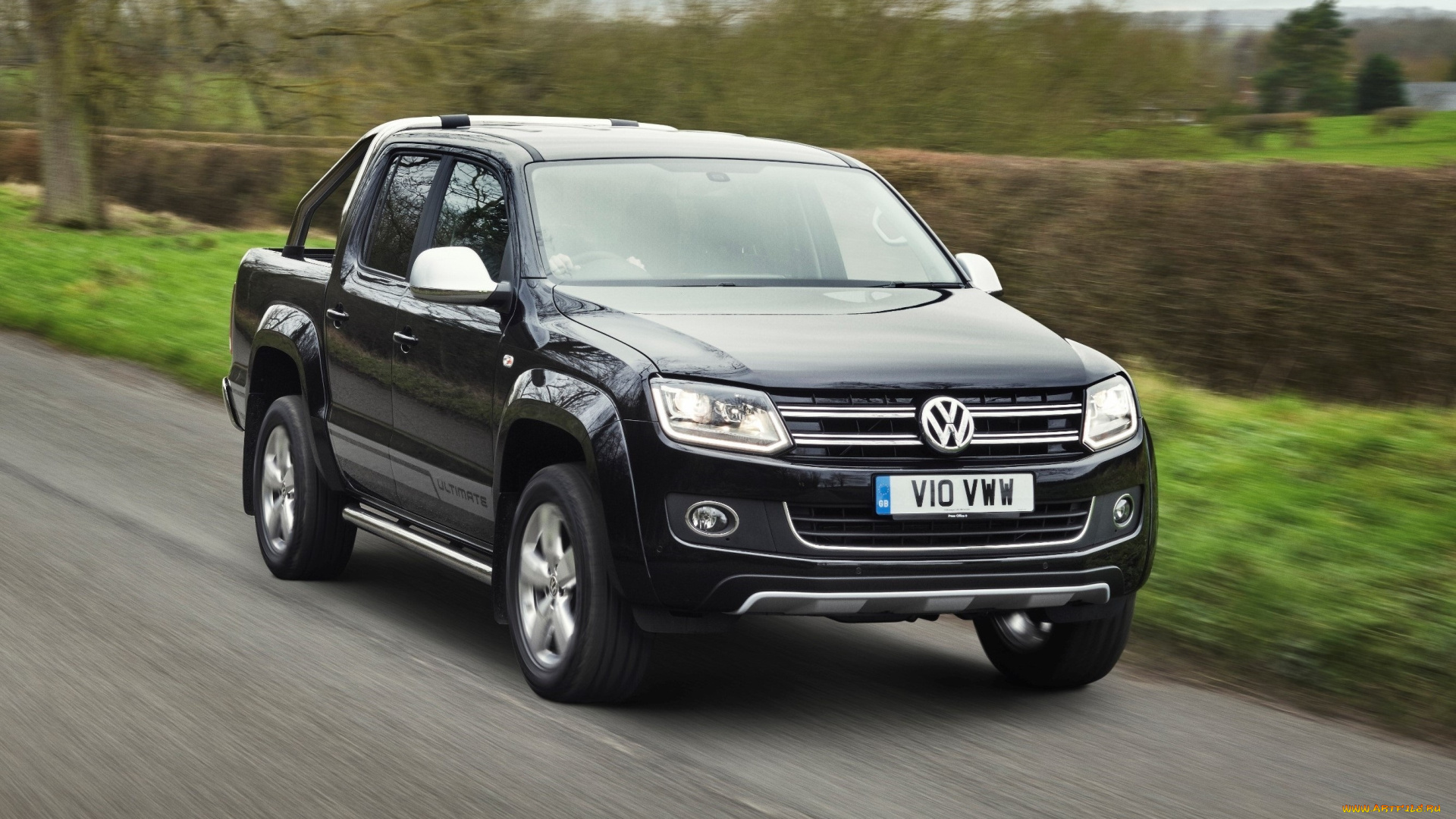 автомобили, volkswagen, 2015г, uk-spec, ultimate, amarok, темный