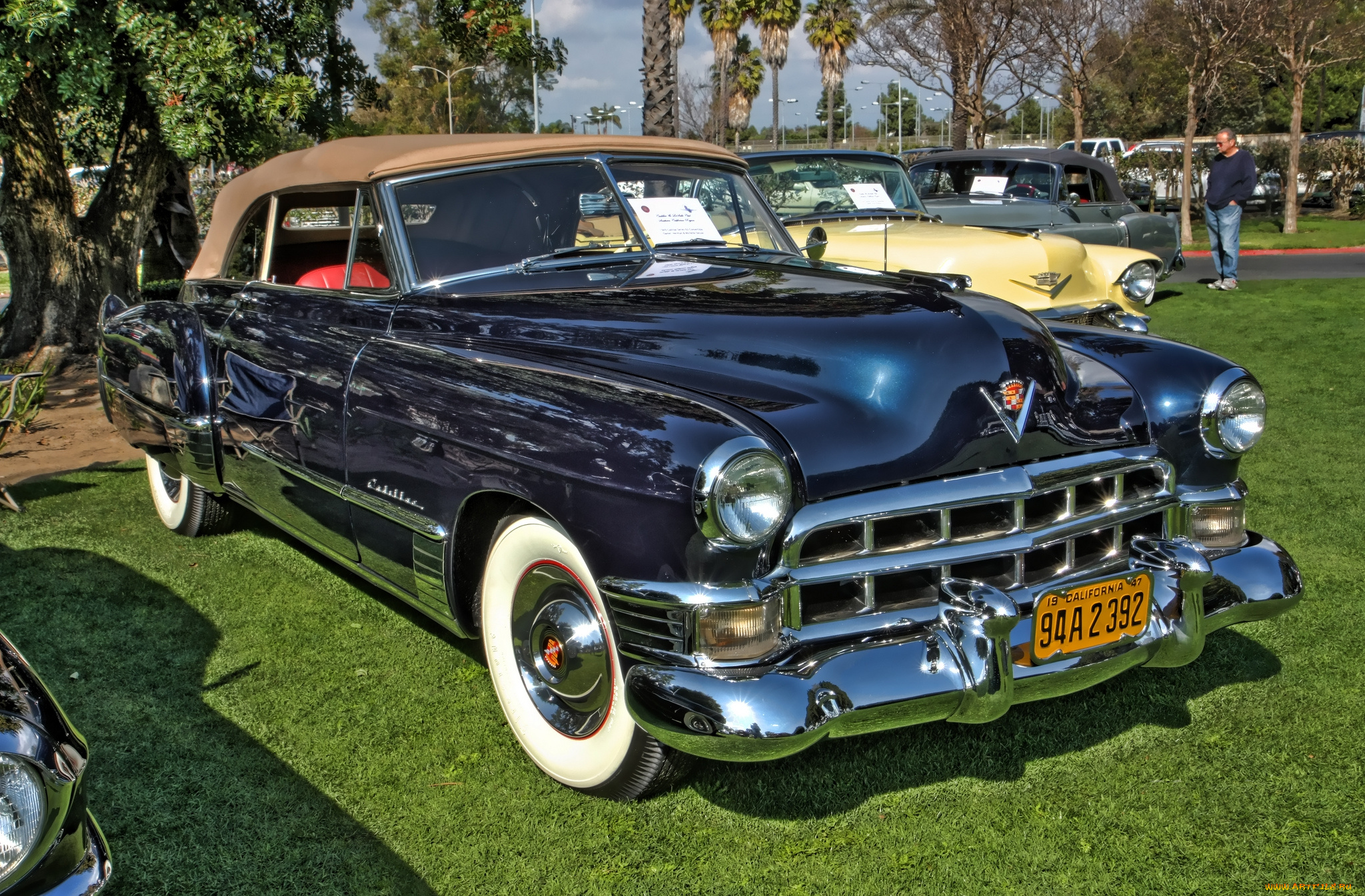 1949, cadillac, series, 62, convertible, автомобили, выставки, и, уличные, фото, выставка, автошоу
