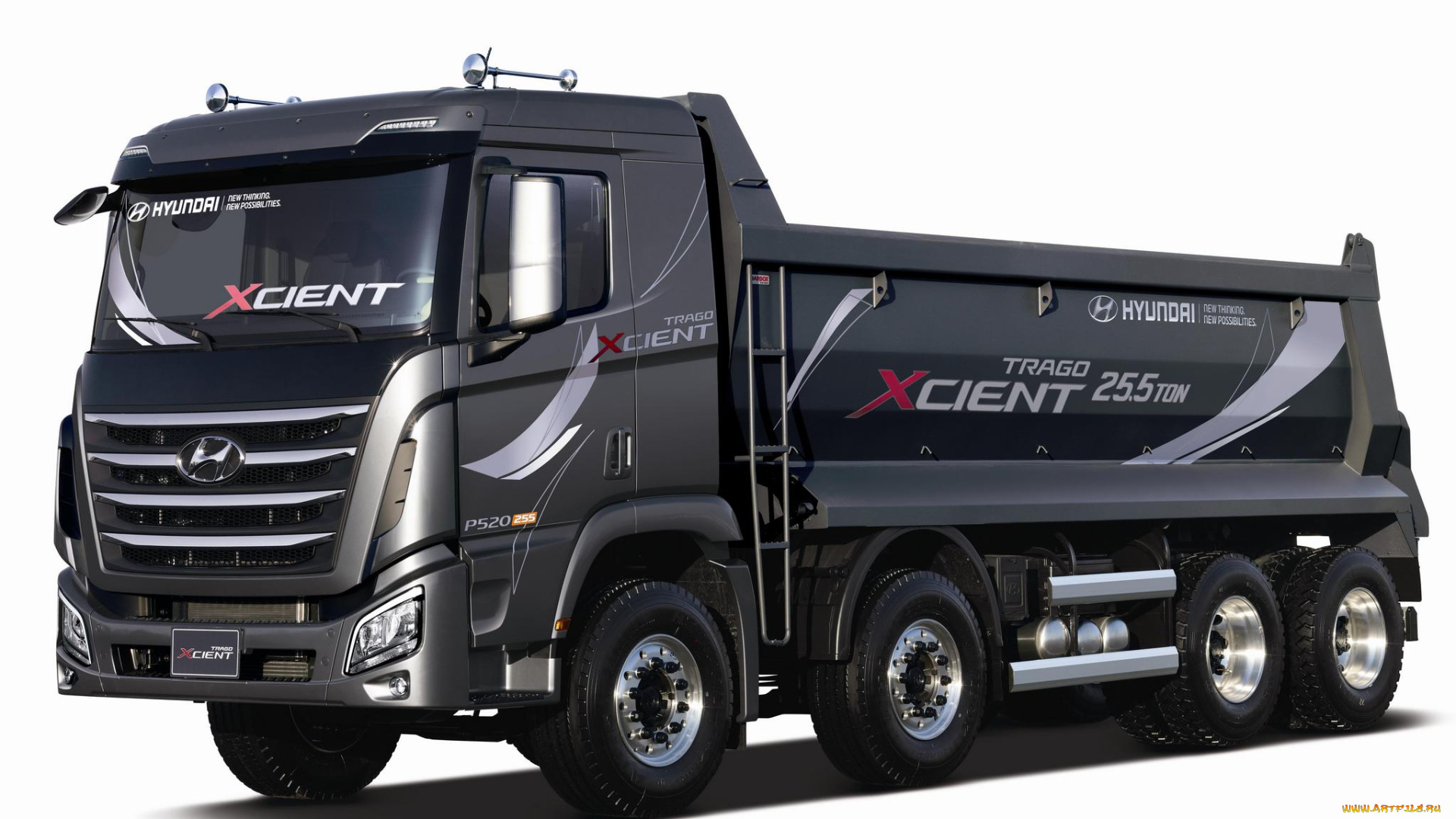 автомобили, hyundai, dump, xcient, trago, 2013г, truck