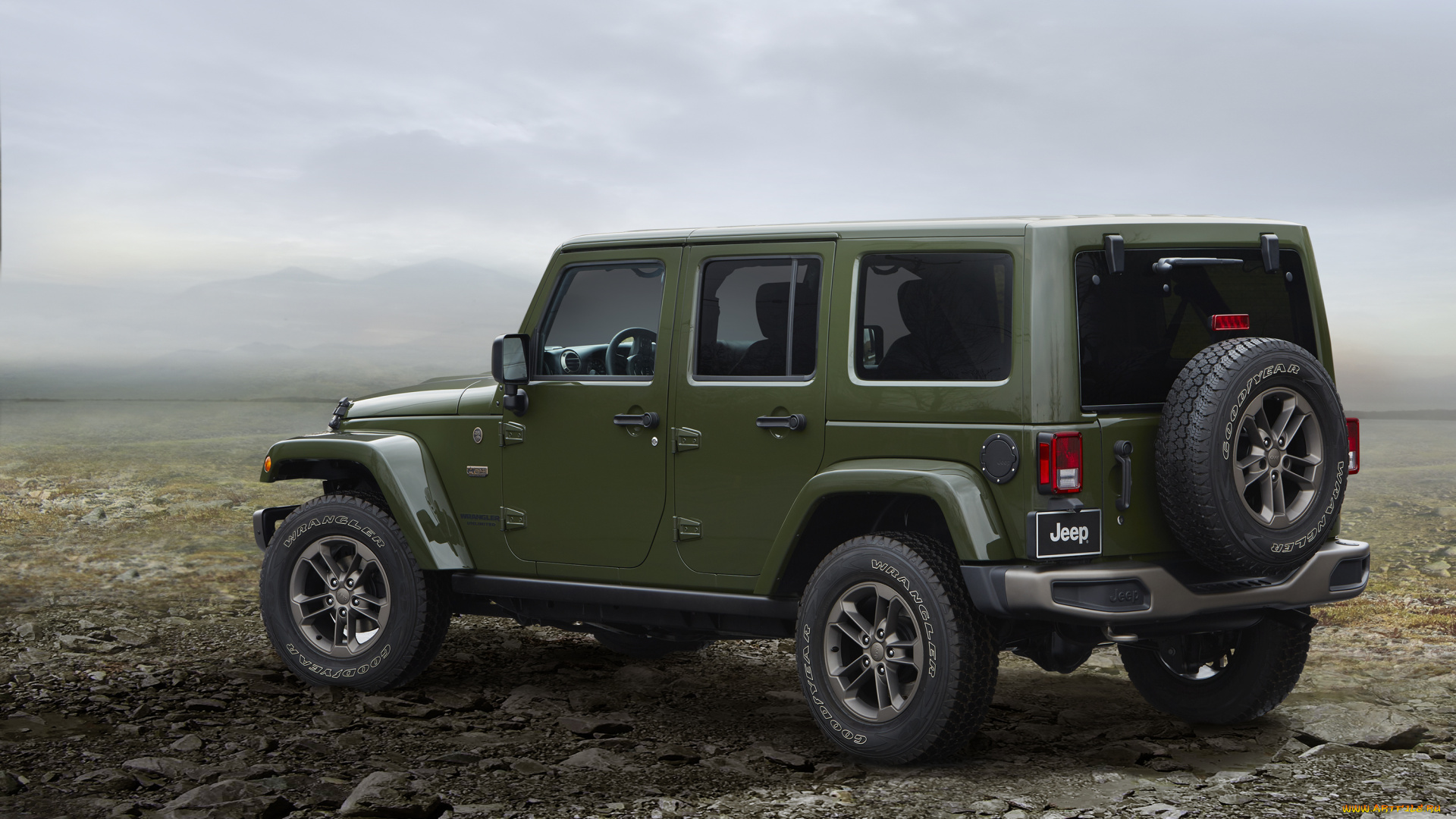 автомобили, jeep, jk, 75th, anniversary, unlimited, wrangler, 2016г