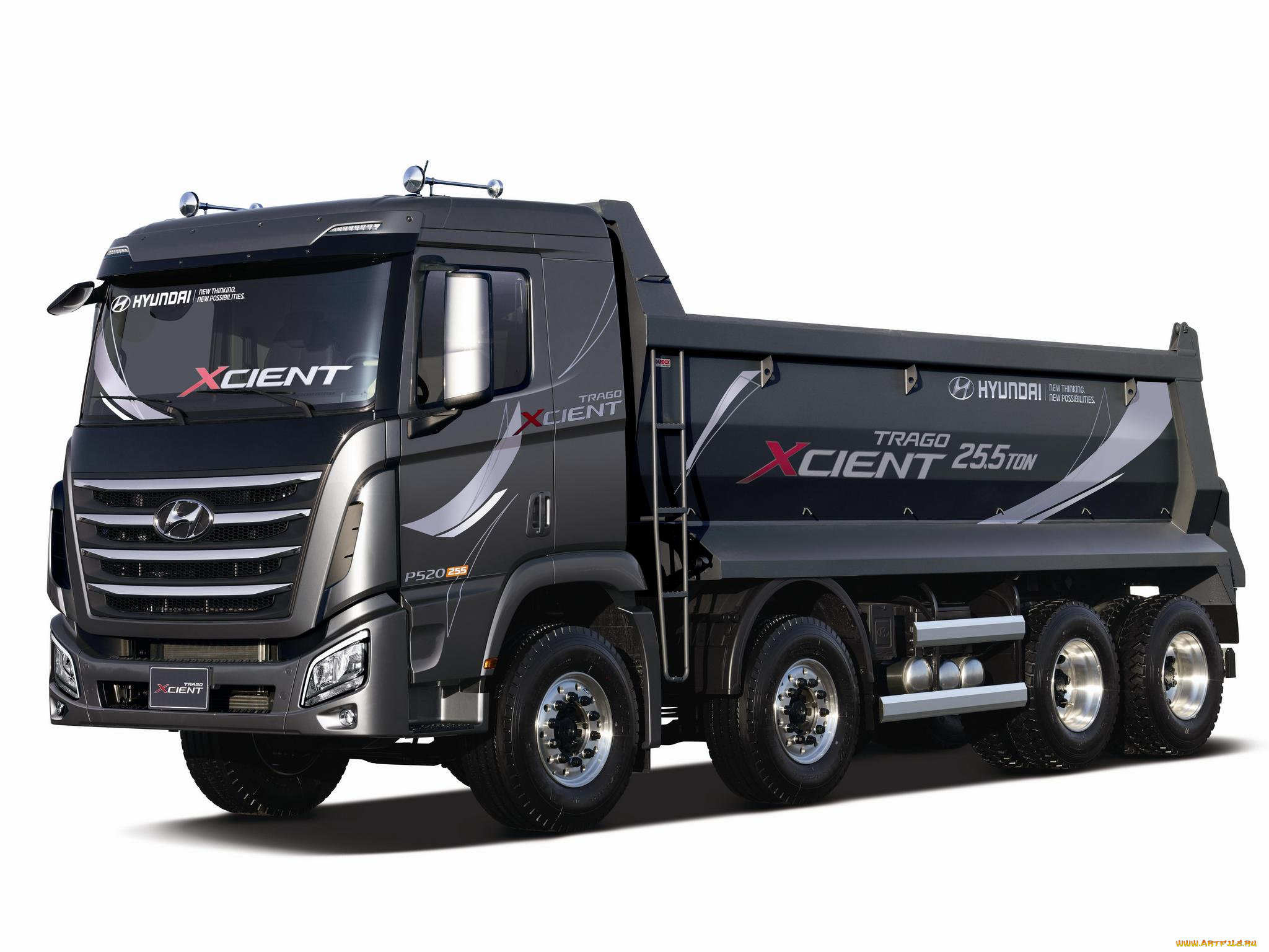 автомобили, hyundai, dump, xcient, trago, 2013г, truck