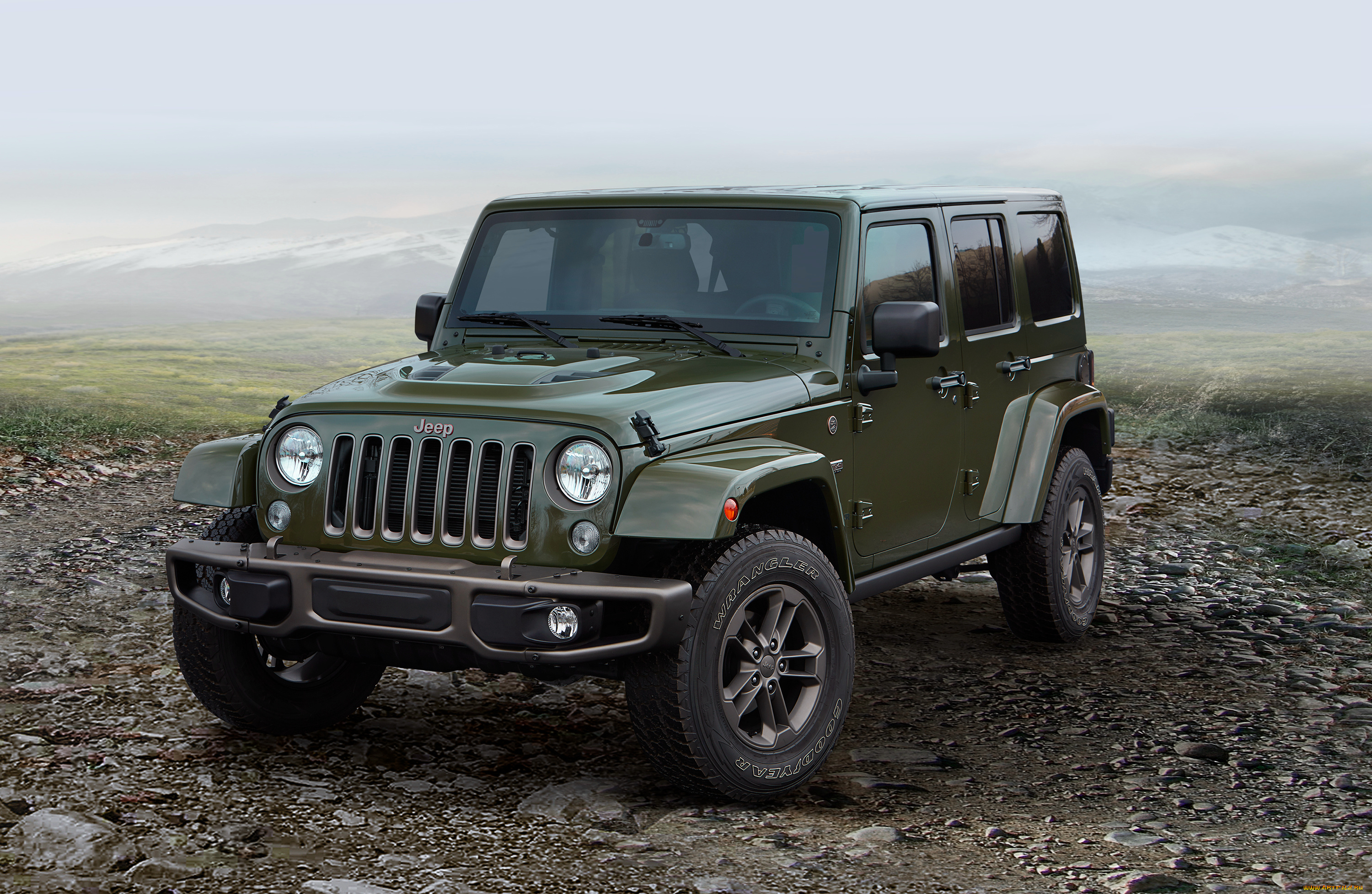 автомобили, jeep, unlimited, 75th, anniversary, jk, wrangler, 2016г