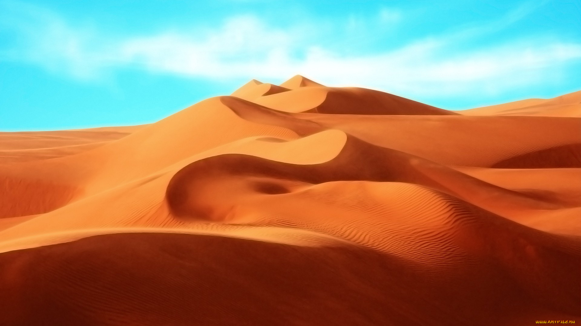 природа, пустыни, дюна, песок