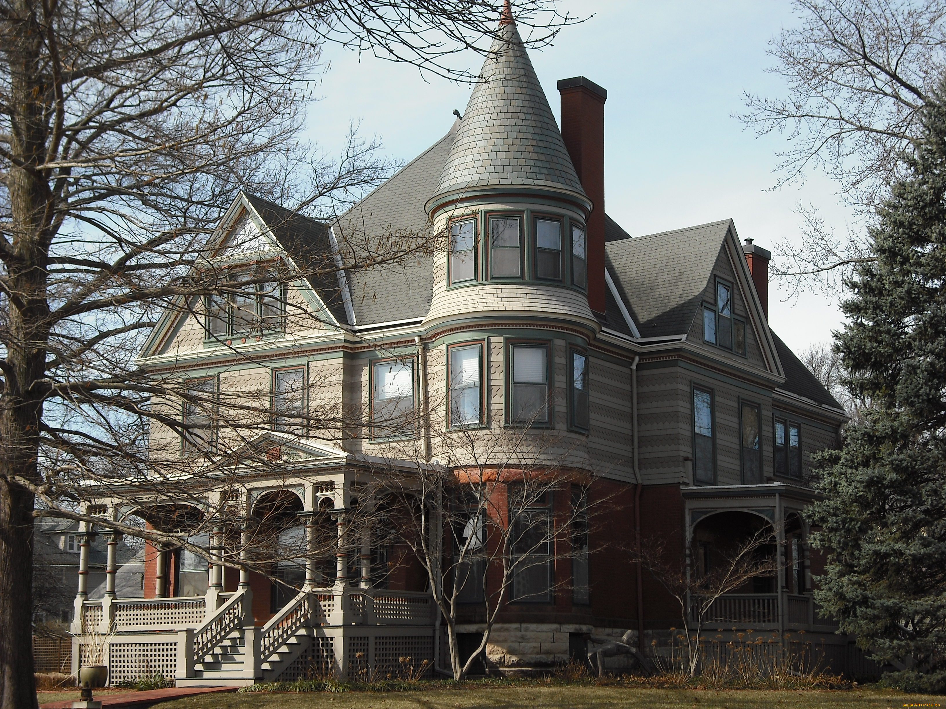 victorian, house, города, здания, дома, дом, стиль, викторианский, загородный