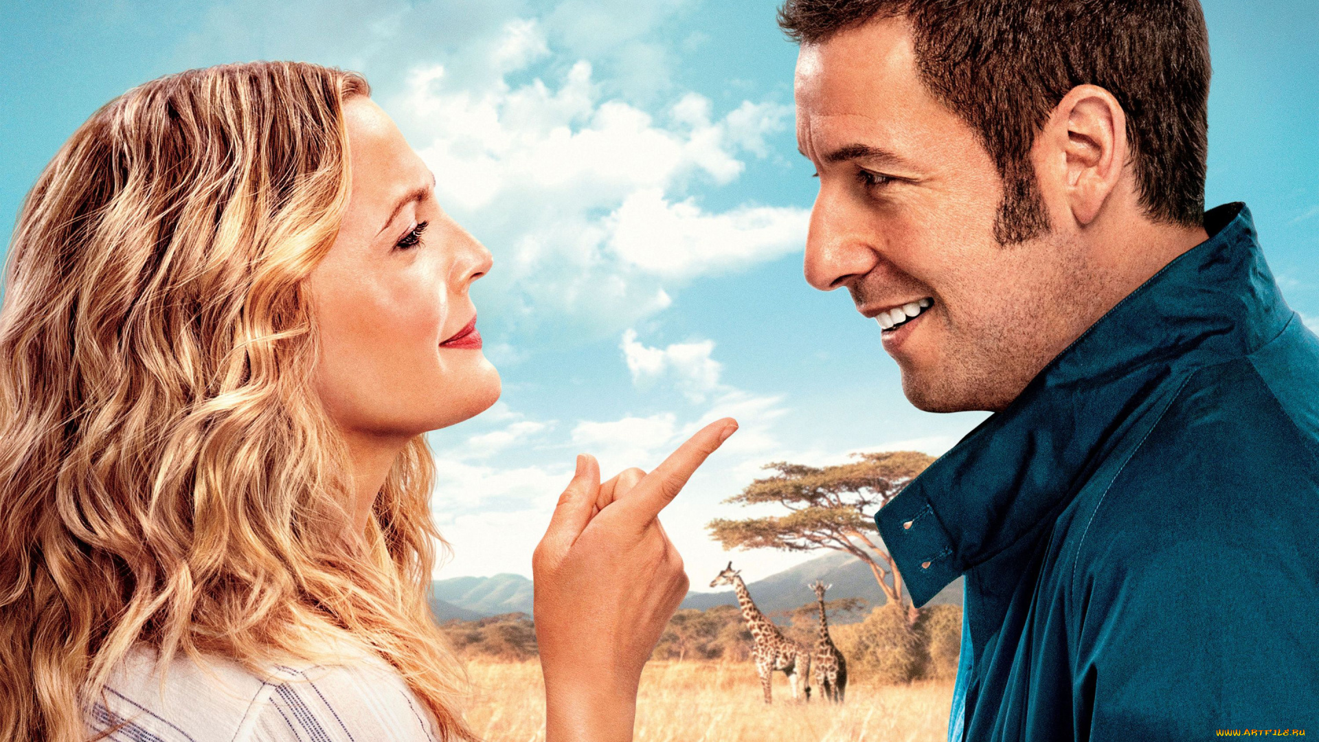 смешанные, кино, фильмы, blended, adam, sandler, drew, barrymore