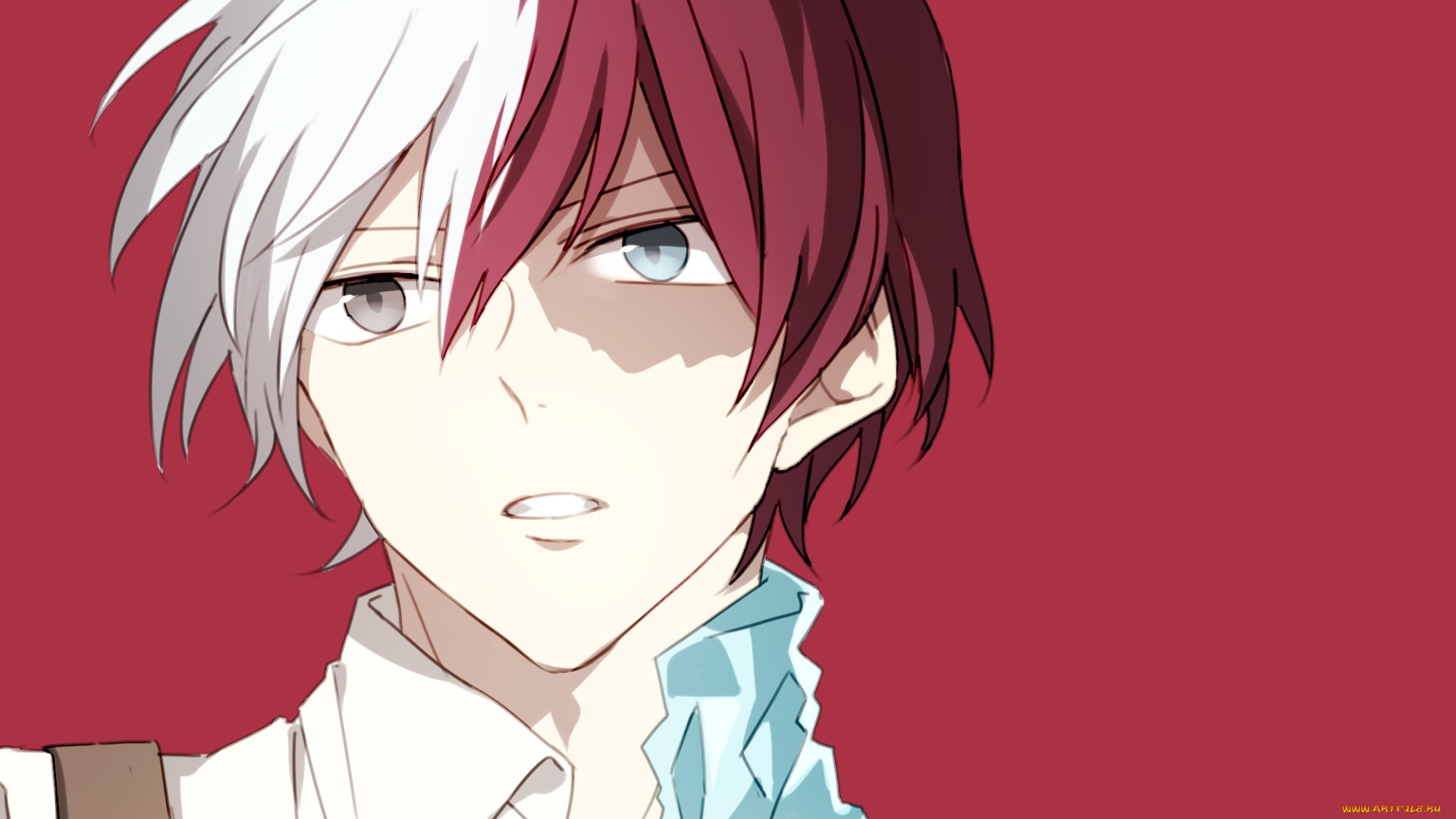 аниме, boku, no, hero, academia, todoroki, shouto